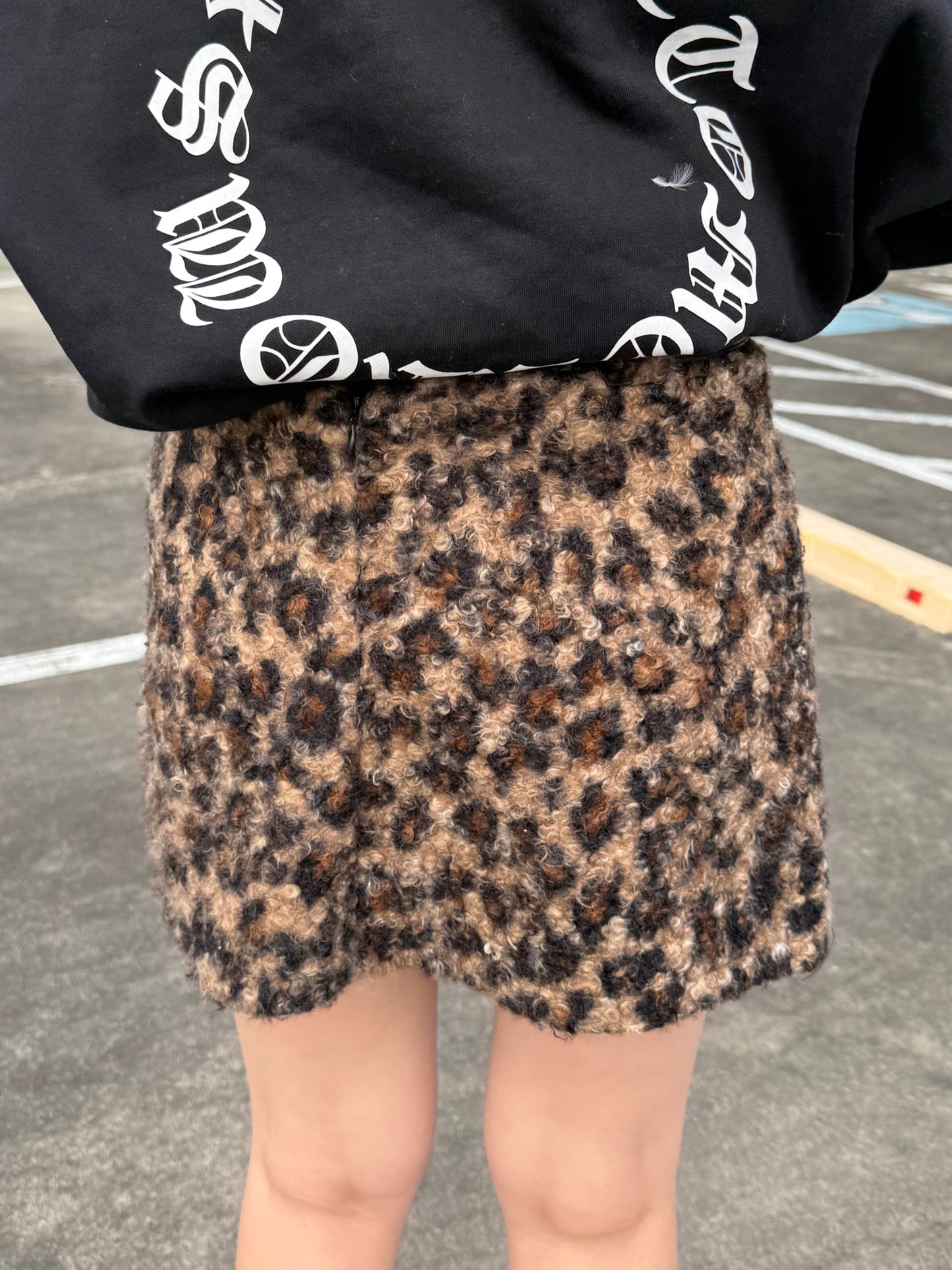 レオパードボアミニスカート DPB73536