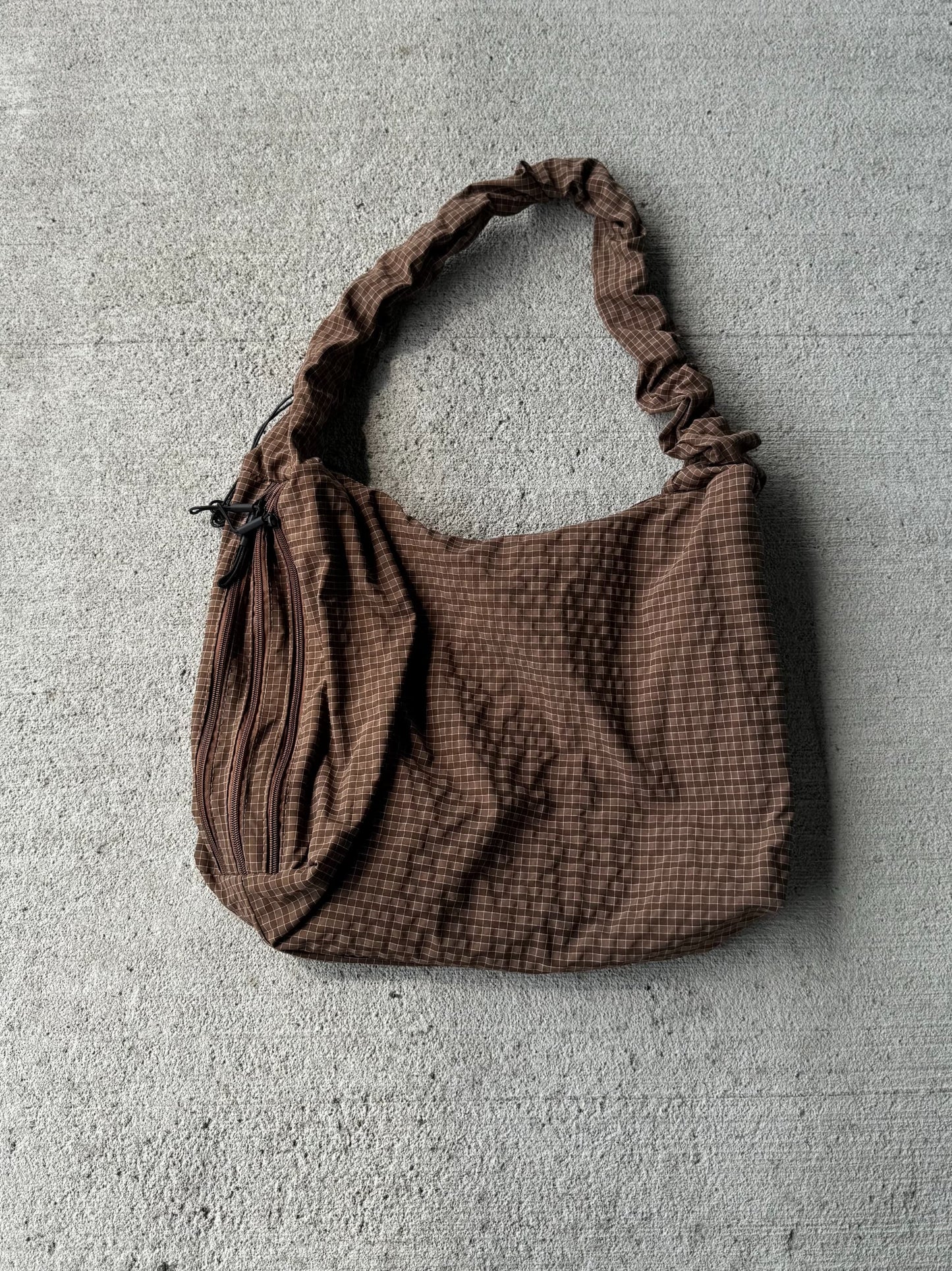 ナイロンチェックショルダーバッグ DPC03047