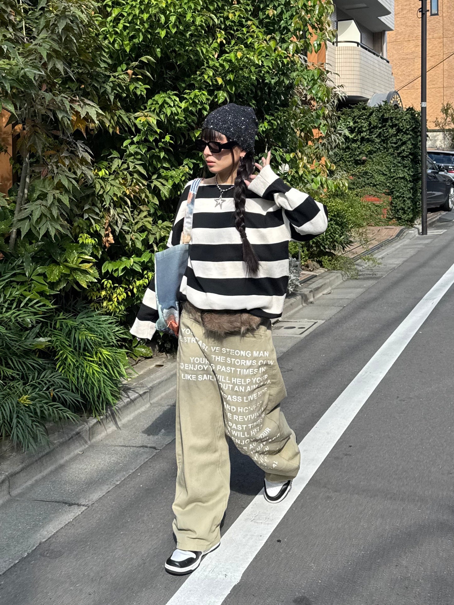 レタリングデザインパンツ DPB86149