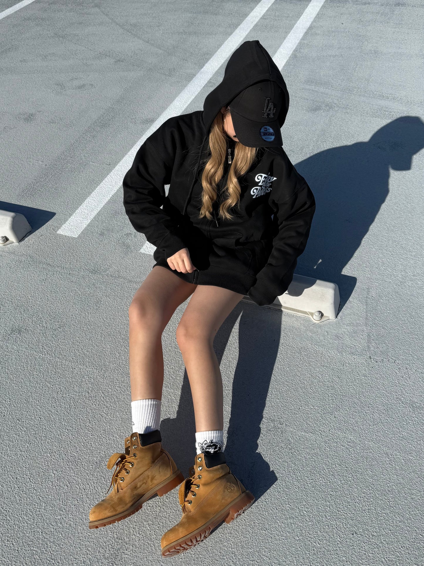 ユニセックスロゴジップパーカー DPB73565