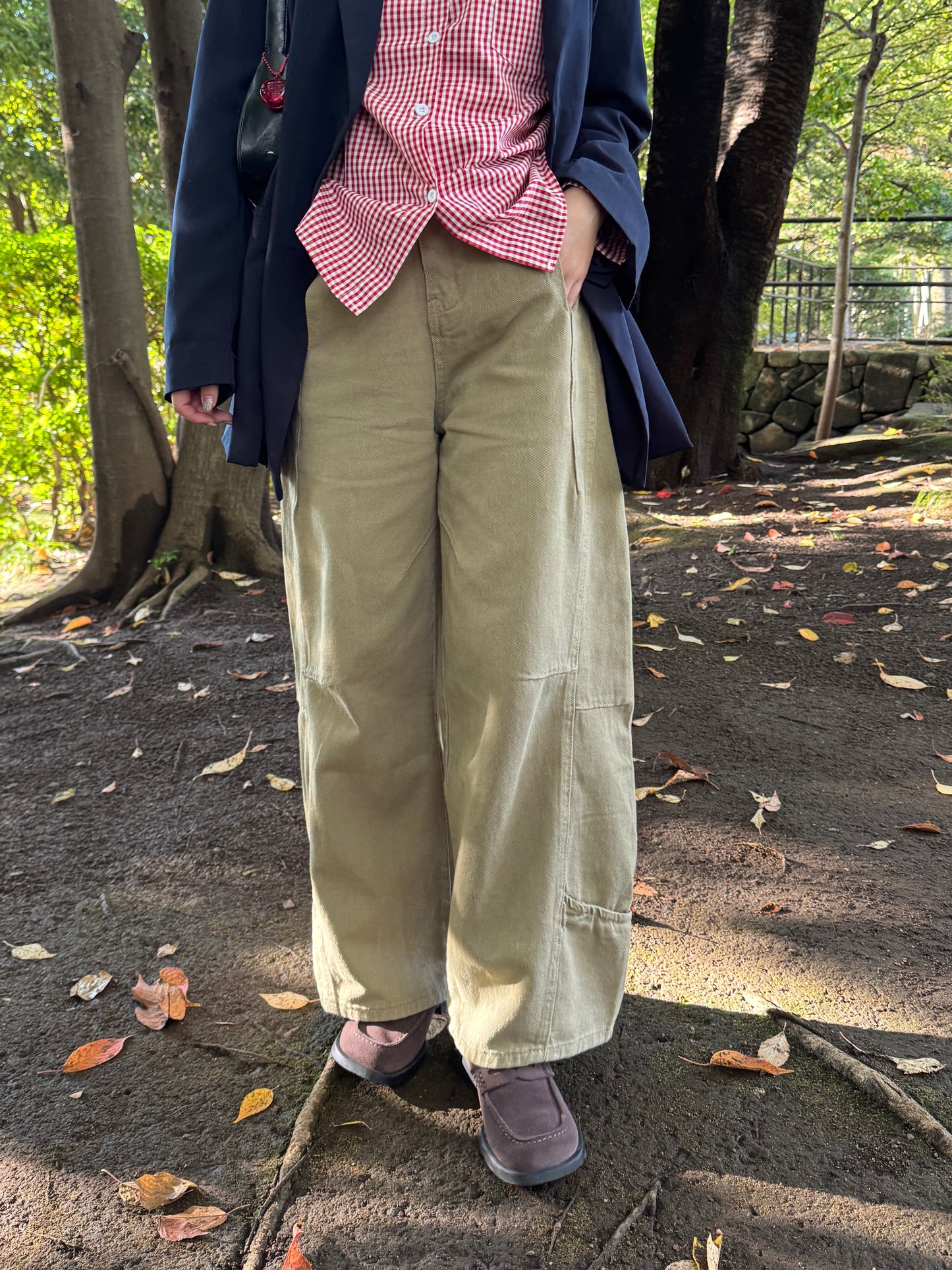 ワイドデザインチノパンツ DPB78202