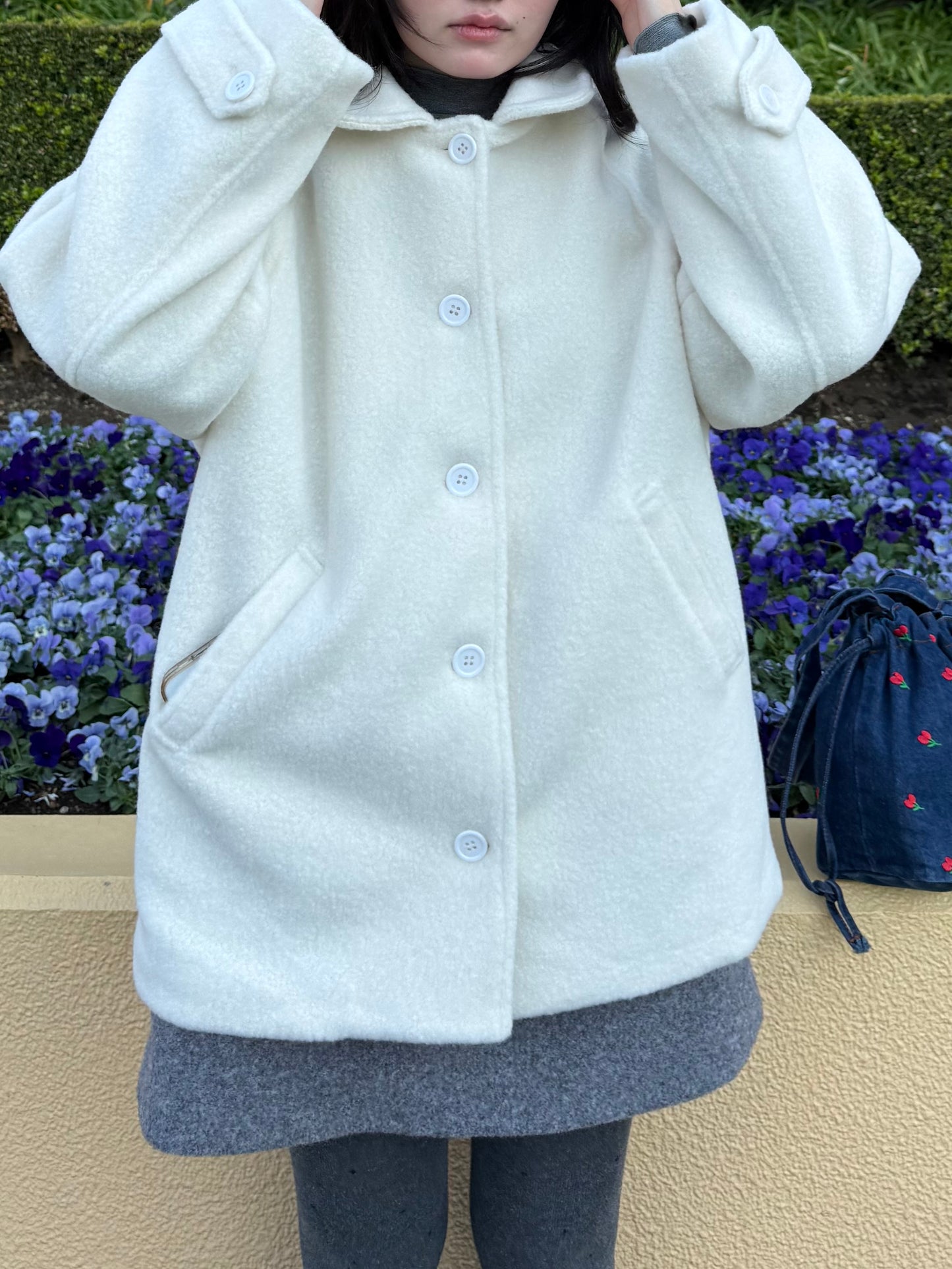 アイボリーフレンチコート DPA43744