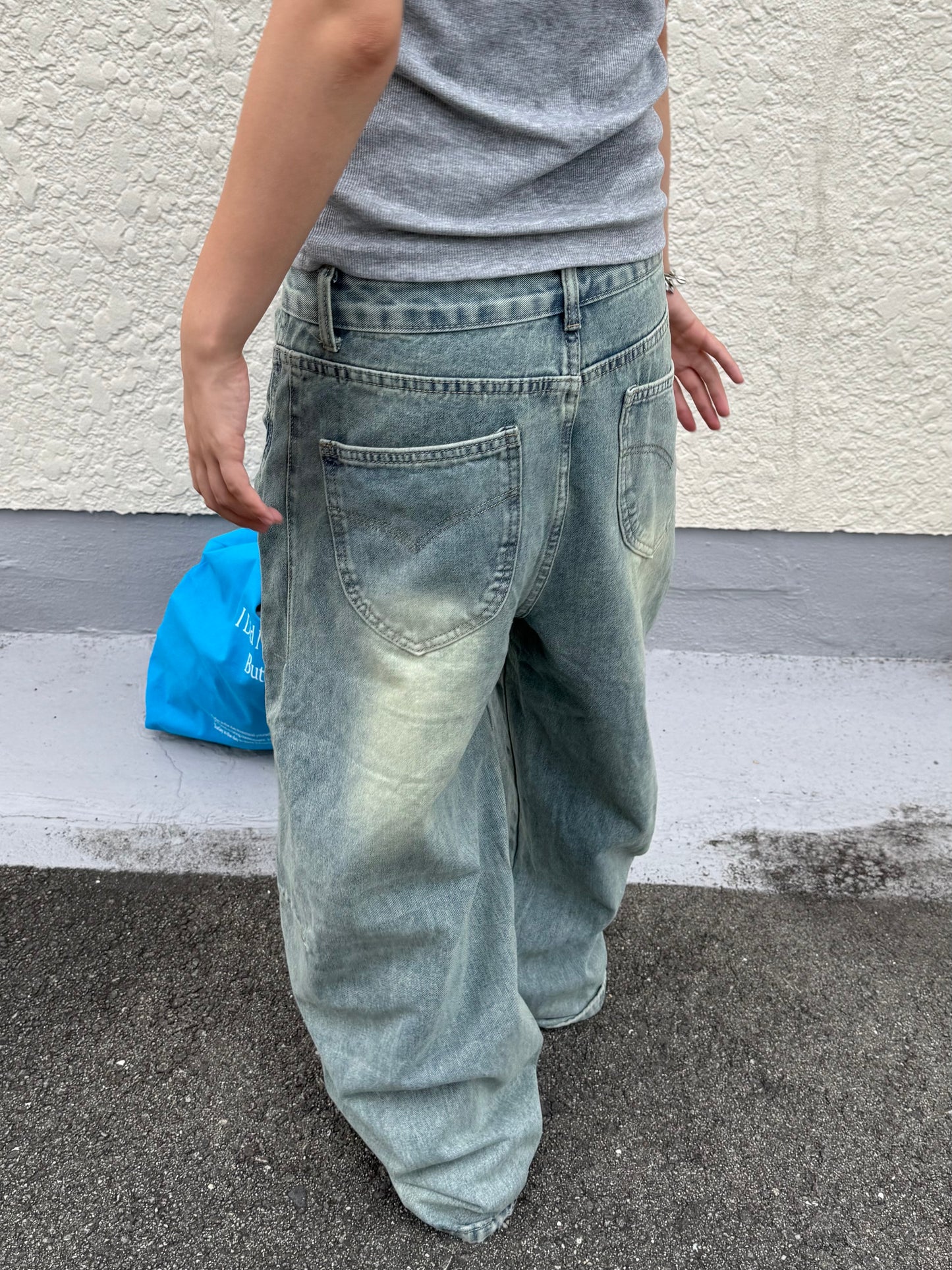 ウォッシュバルーンデニムパンツ DPB85274