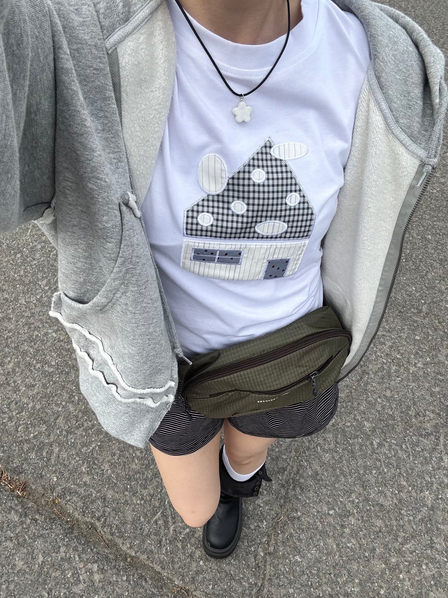 ハウスパッチワークTシャツ DPC03062