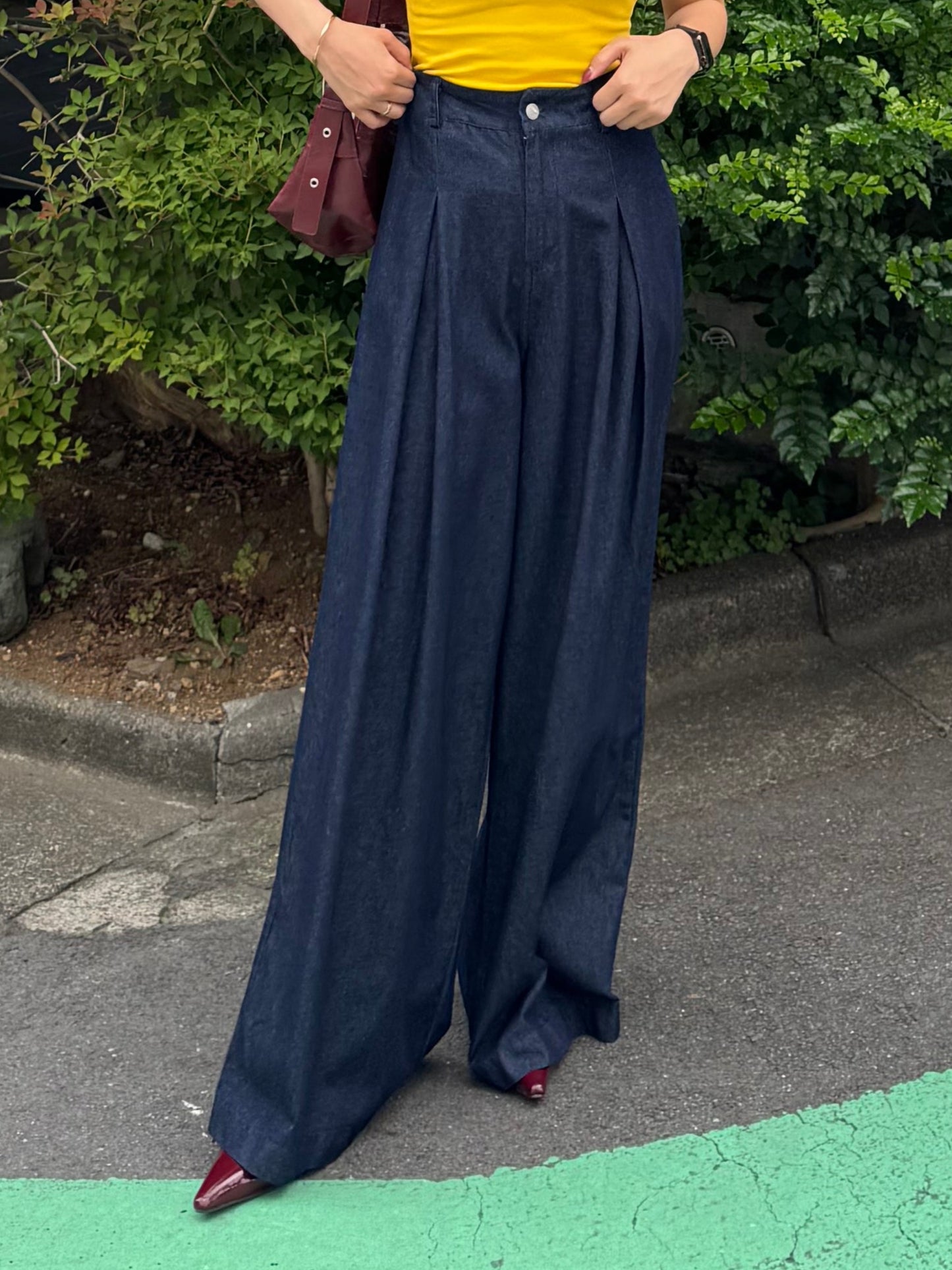 フロントタックデニムパンツ DPB47426