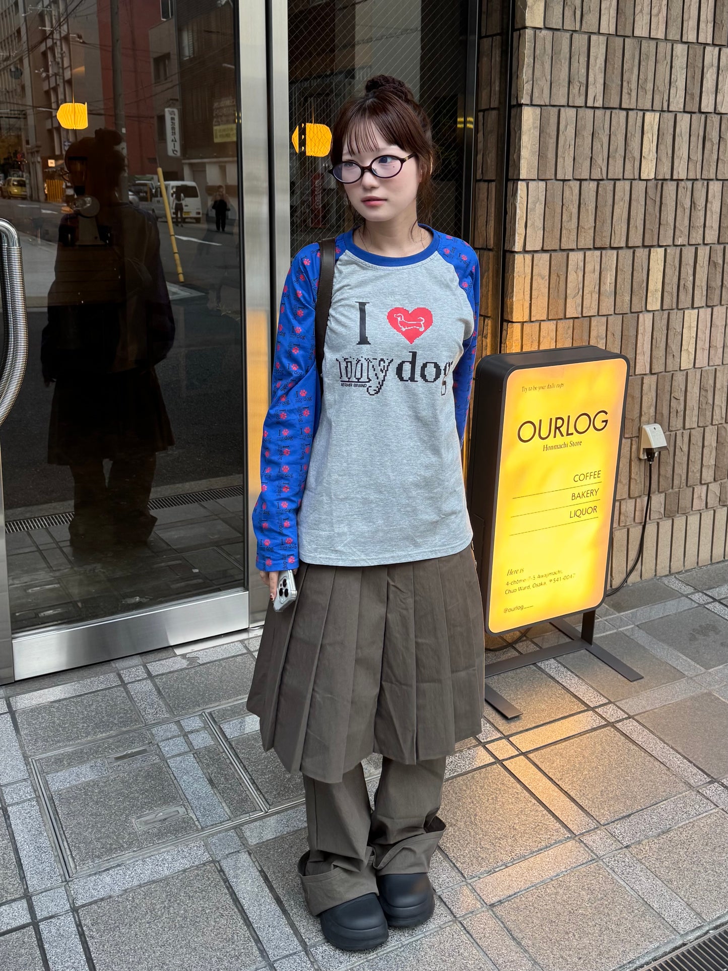 dogラグランTシャツ DPB85332