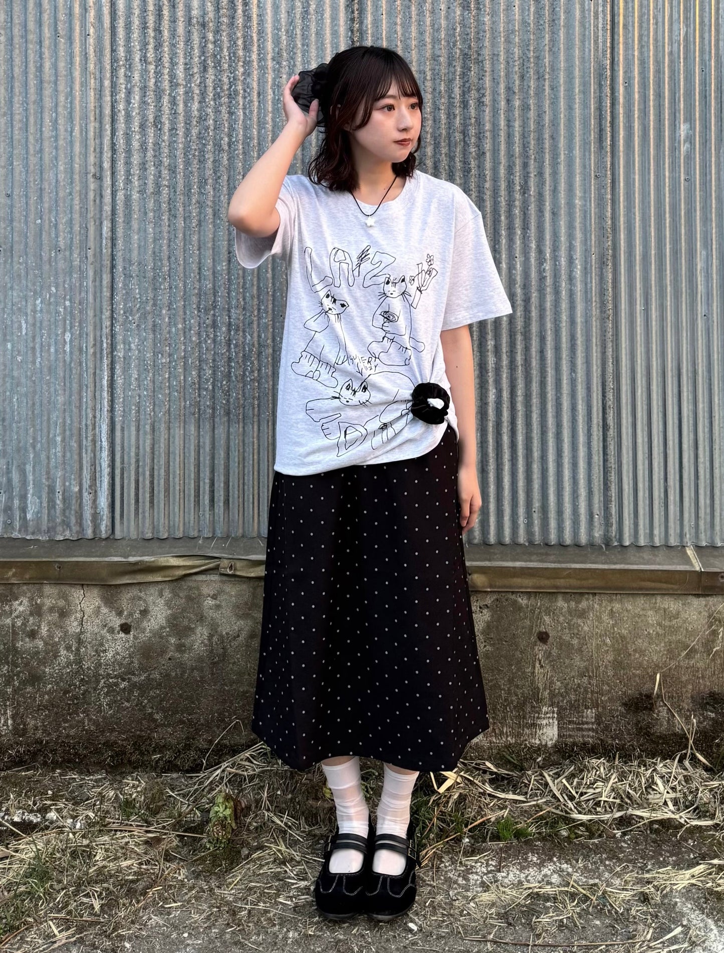 オヒルネキャットTシャツ DPC03055