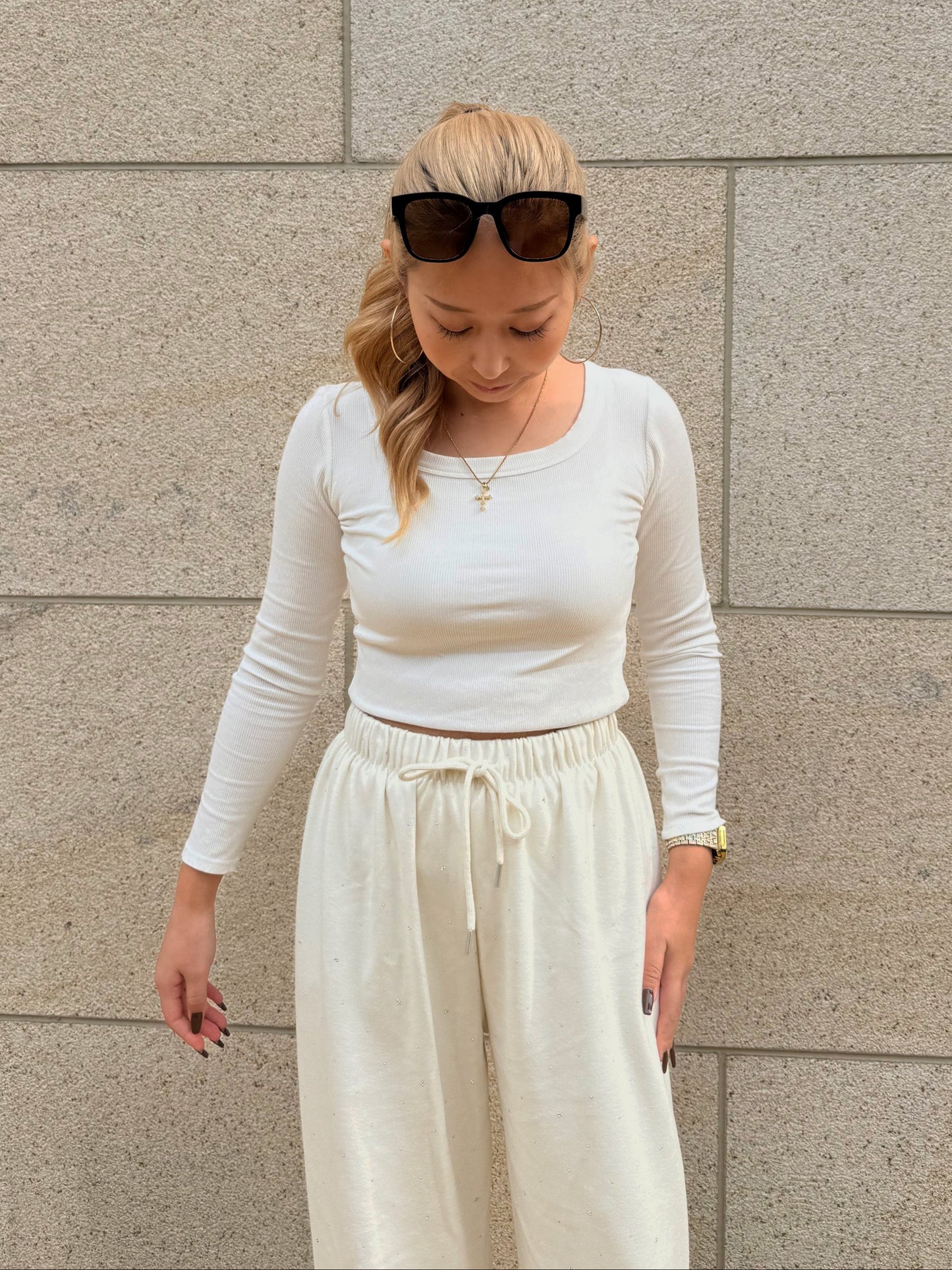 ラメスウェットパンツ DPB73498