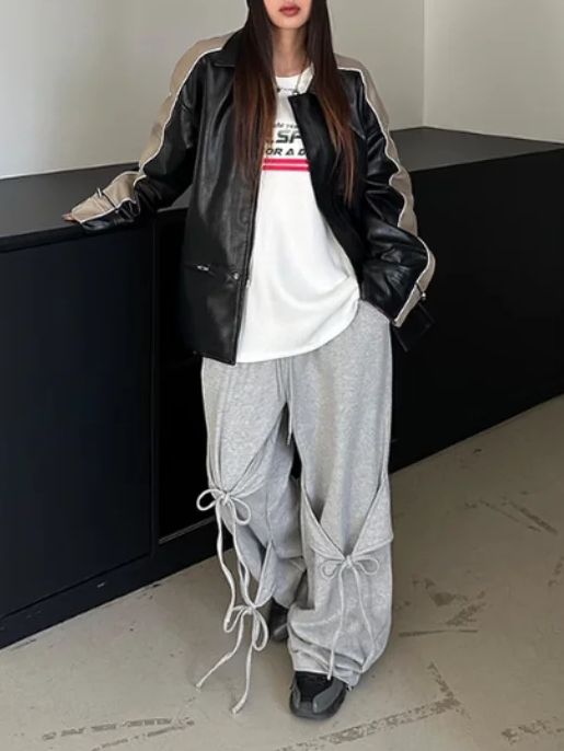 リボンデザインスウェットパンツ DPB71689