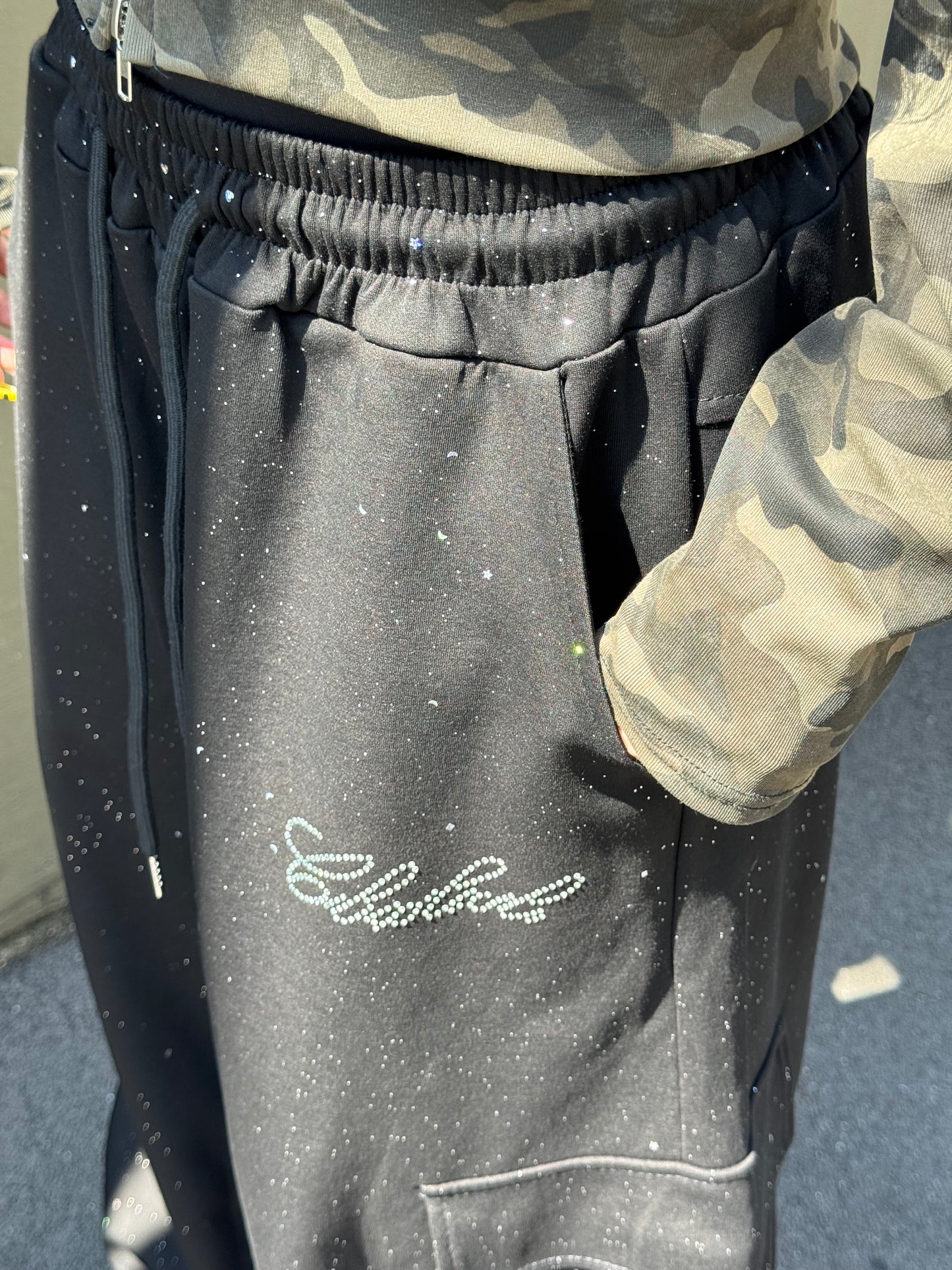 ラメカーゴスウェットパンツ DPB86111