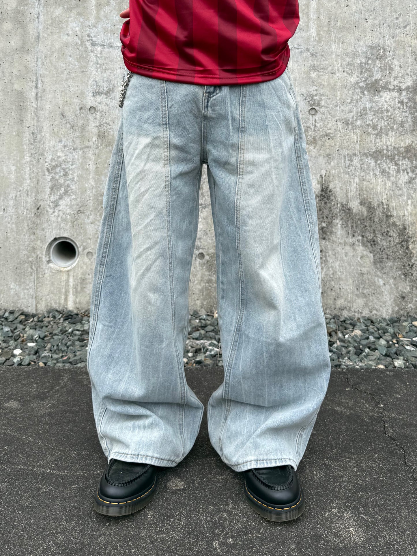kenshin_ライトカラーワイドデニムパンツ DPB73403