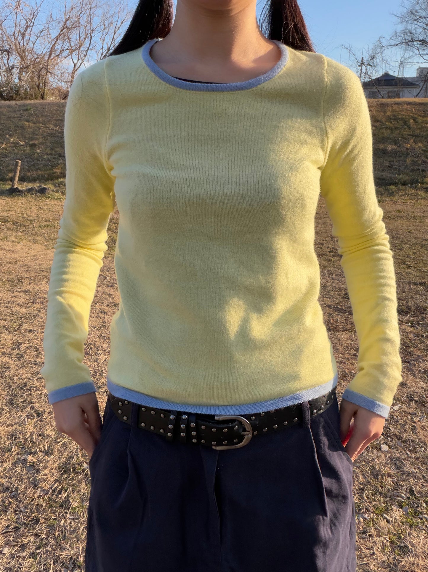 パイピングカラートップス DPB92100