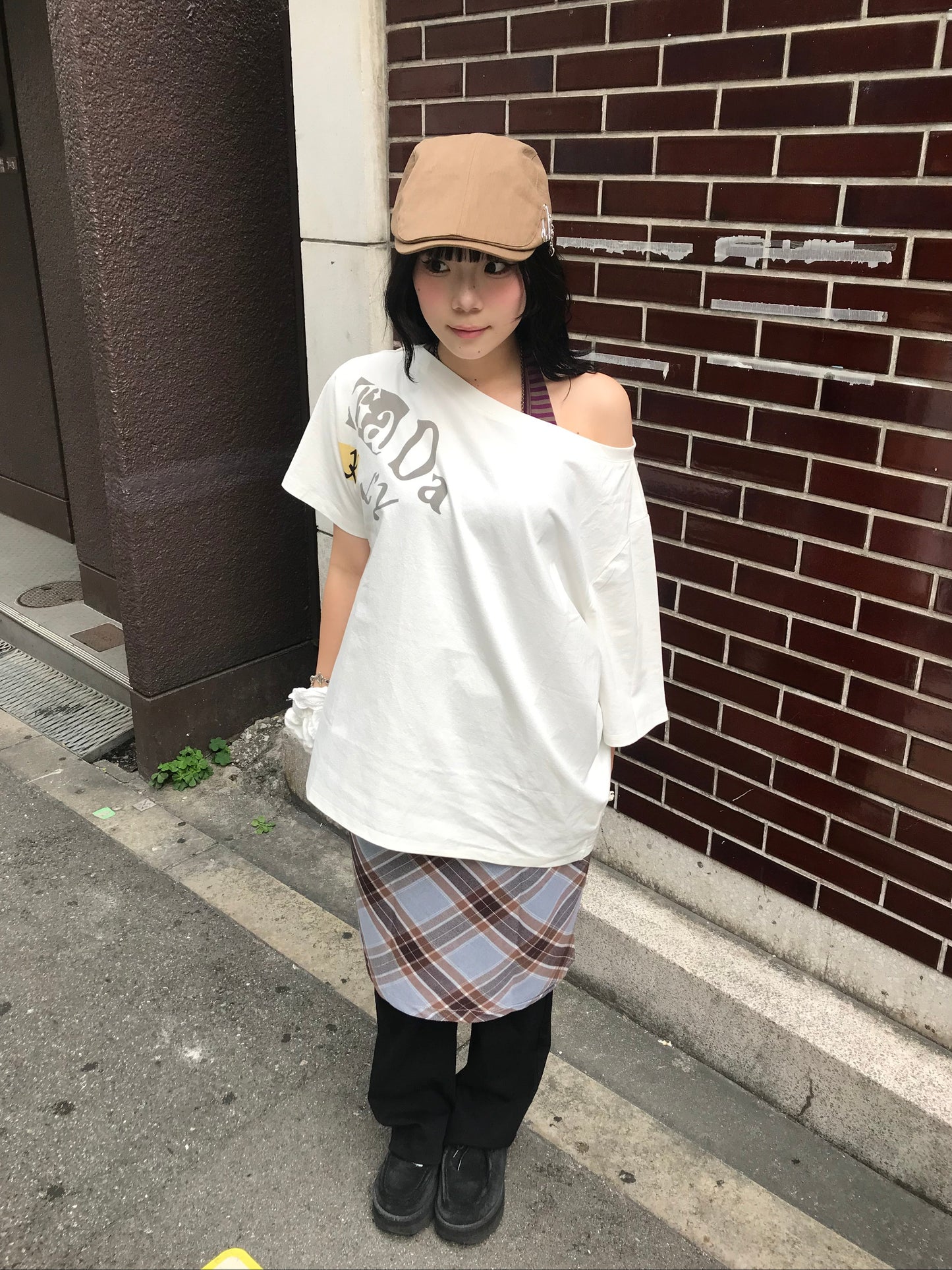 【即納】ワンショルダーオーバーT DPB89287S