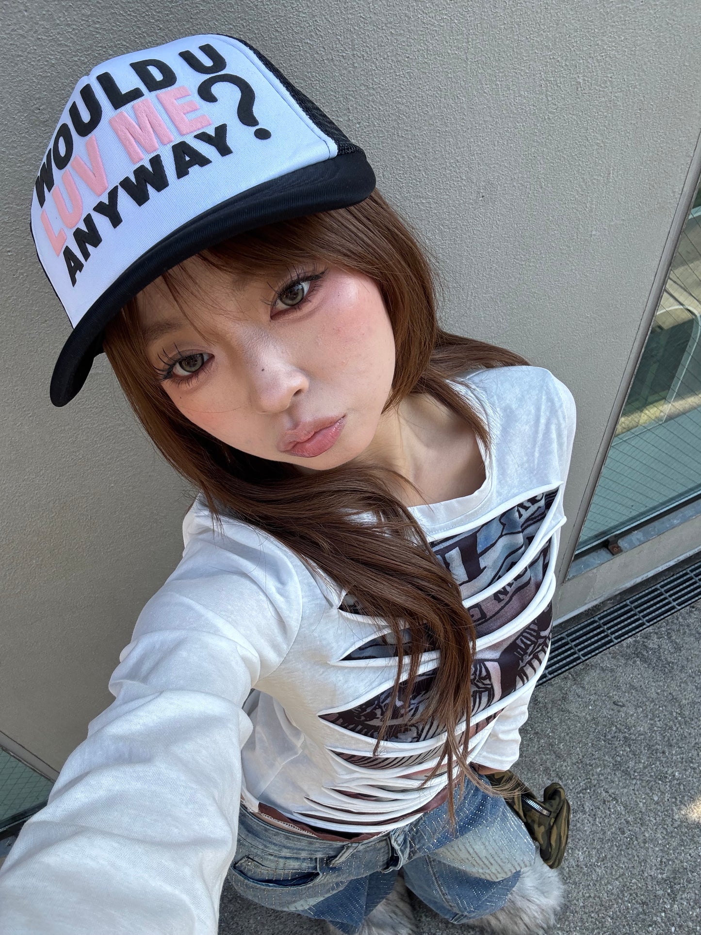 フロントカットアウトTシャツ DPB86198
