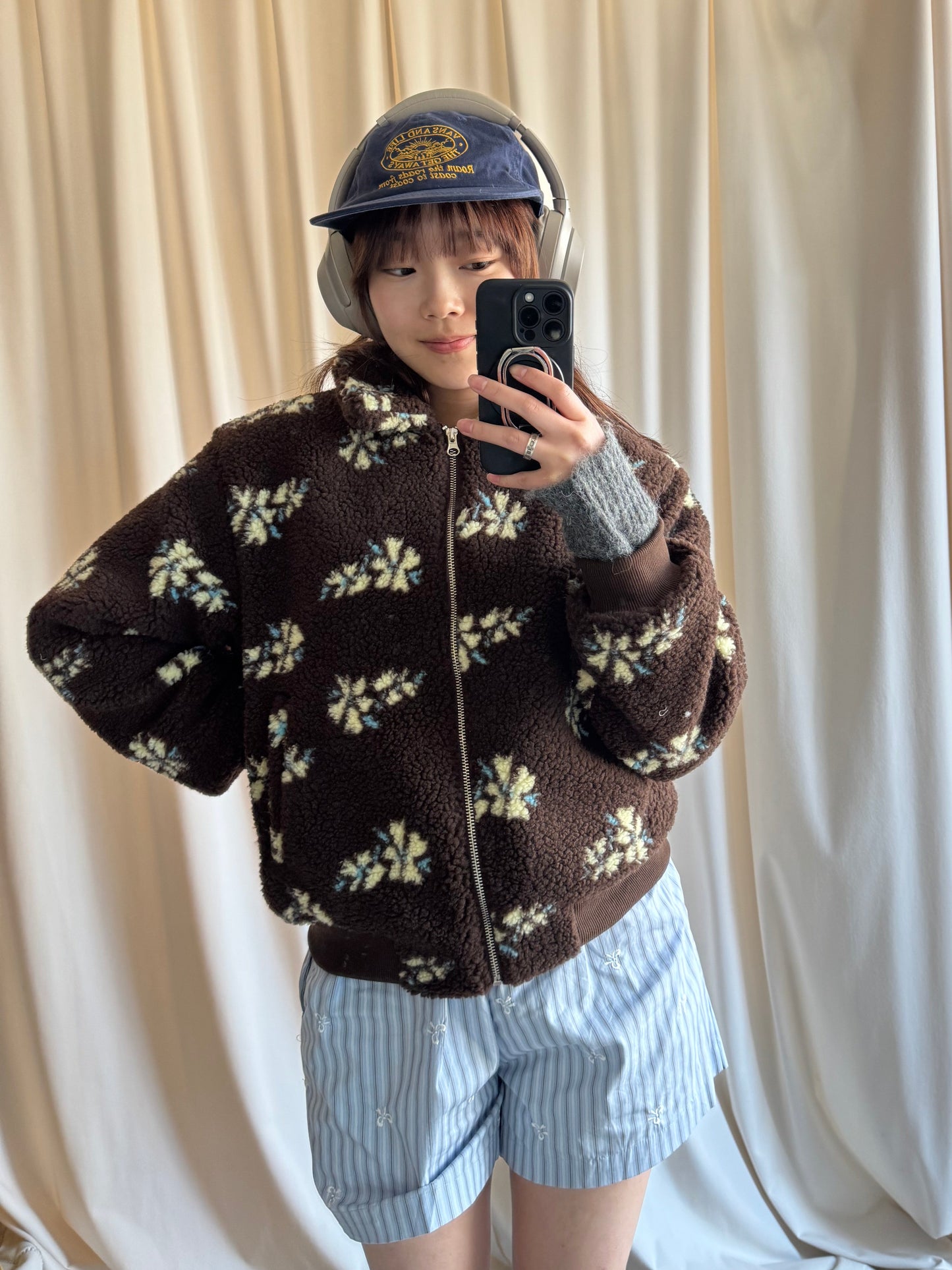 フラワーボアジャケット DPB91068