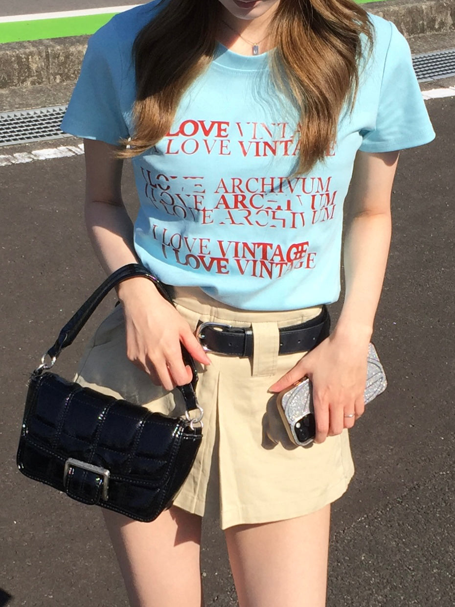 ライトブルーロゴTシャツ DPB88237