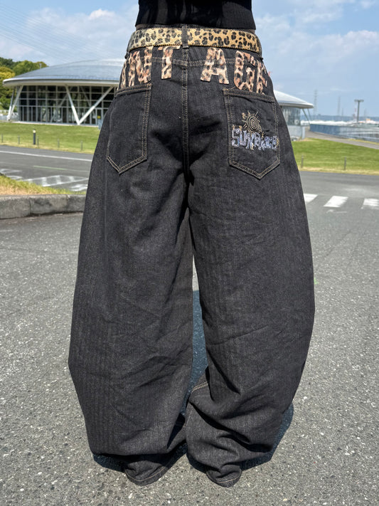 バックロゴストライプワイドパンツ DPB73629