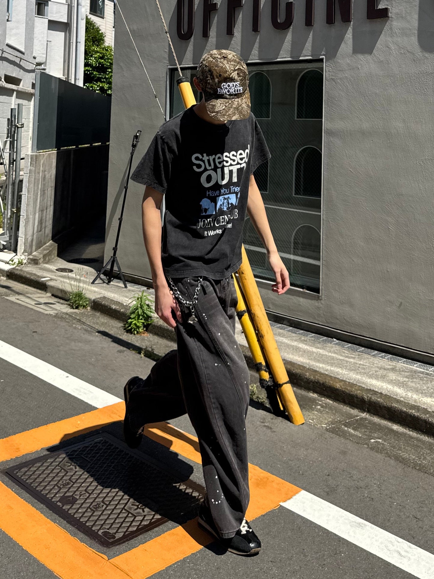 ペイントデザインデニムパンツ DPC05050