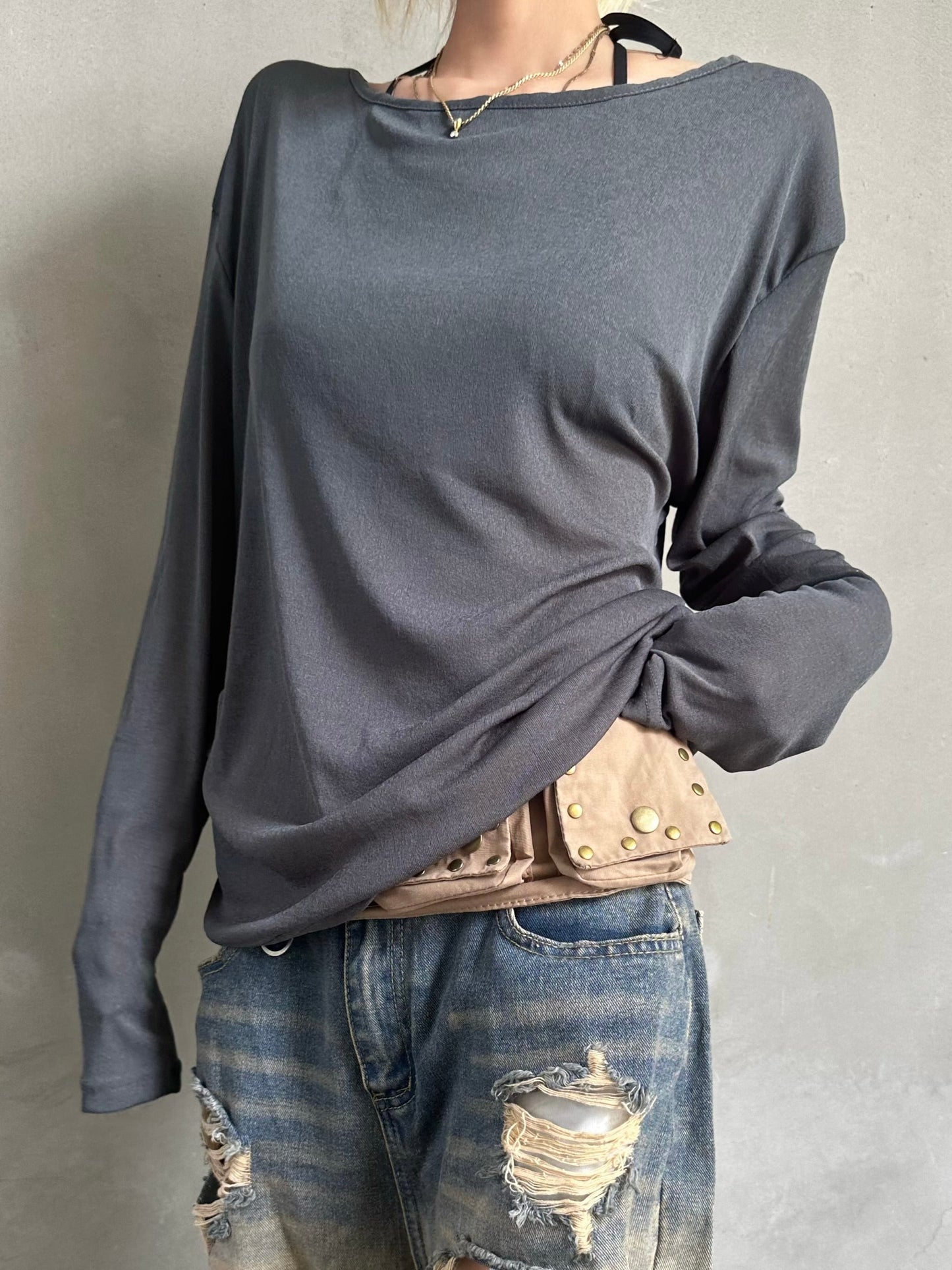 ルーズセミシアートップス DPB26629