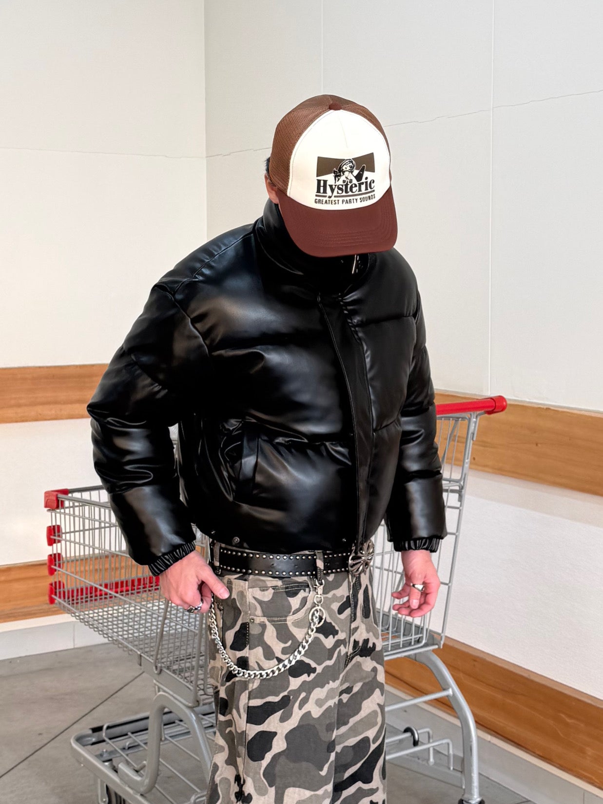 レザーライクパデットジャケット DPB90158