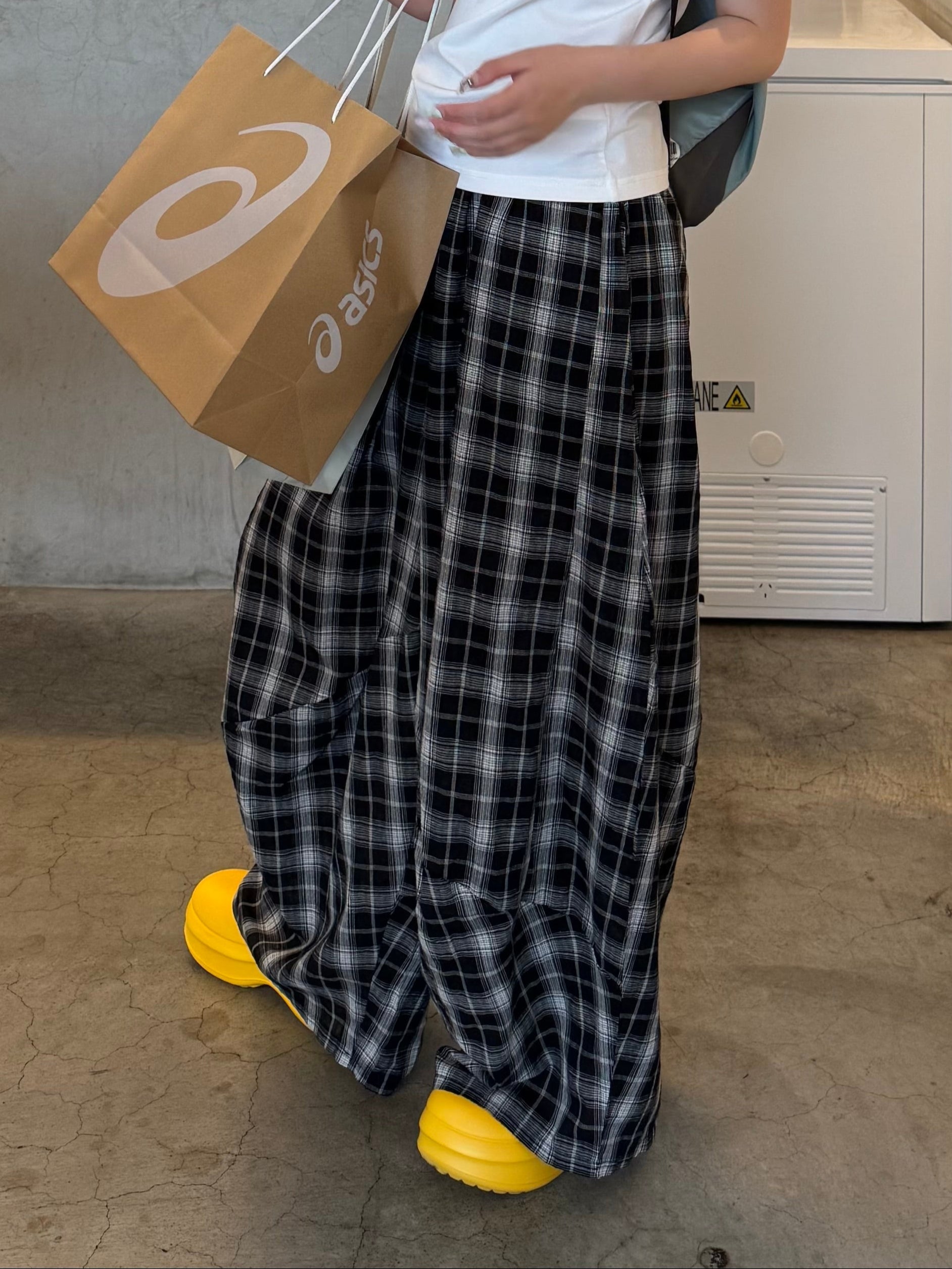 MABLI 2Y マスタード チェック柄ぱんつ Checked items collection – CRAMMY