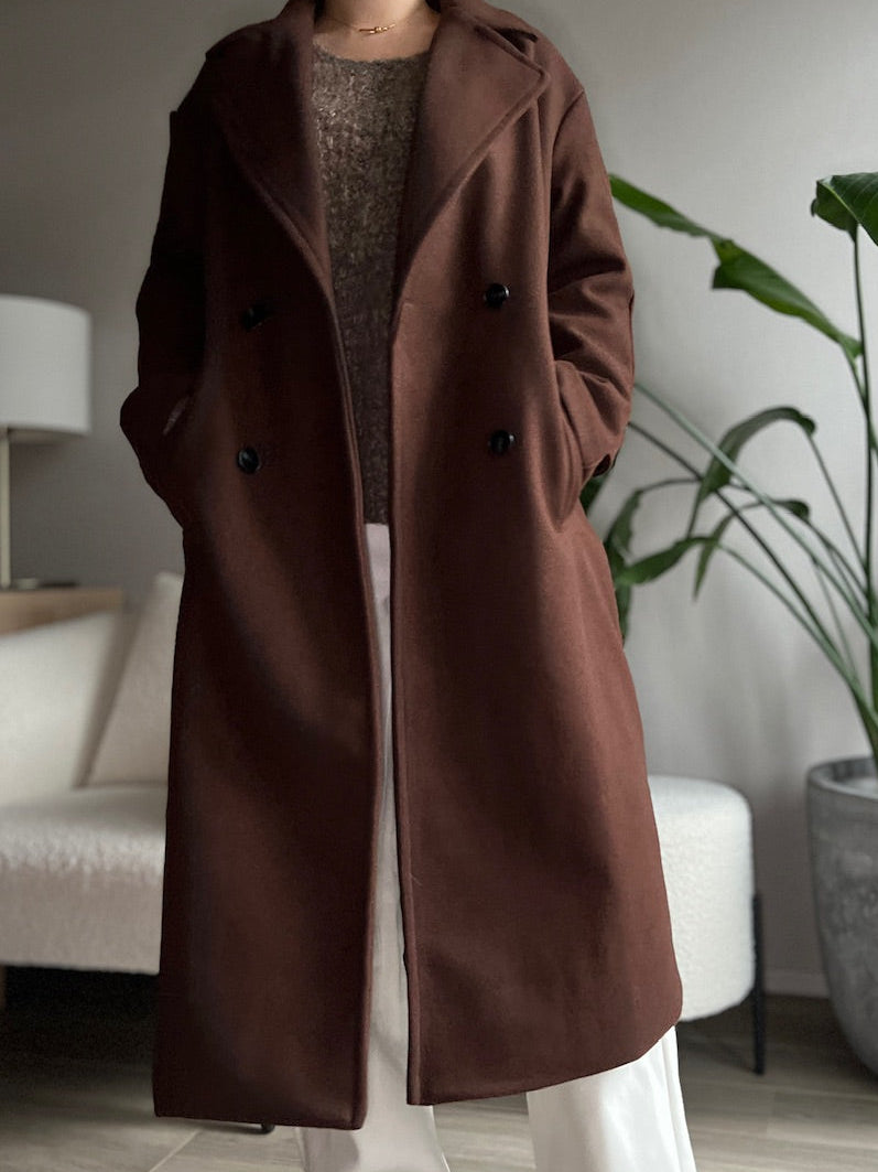 ダブルボタンチェスターコート DPB56359