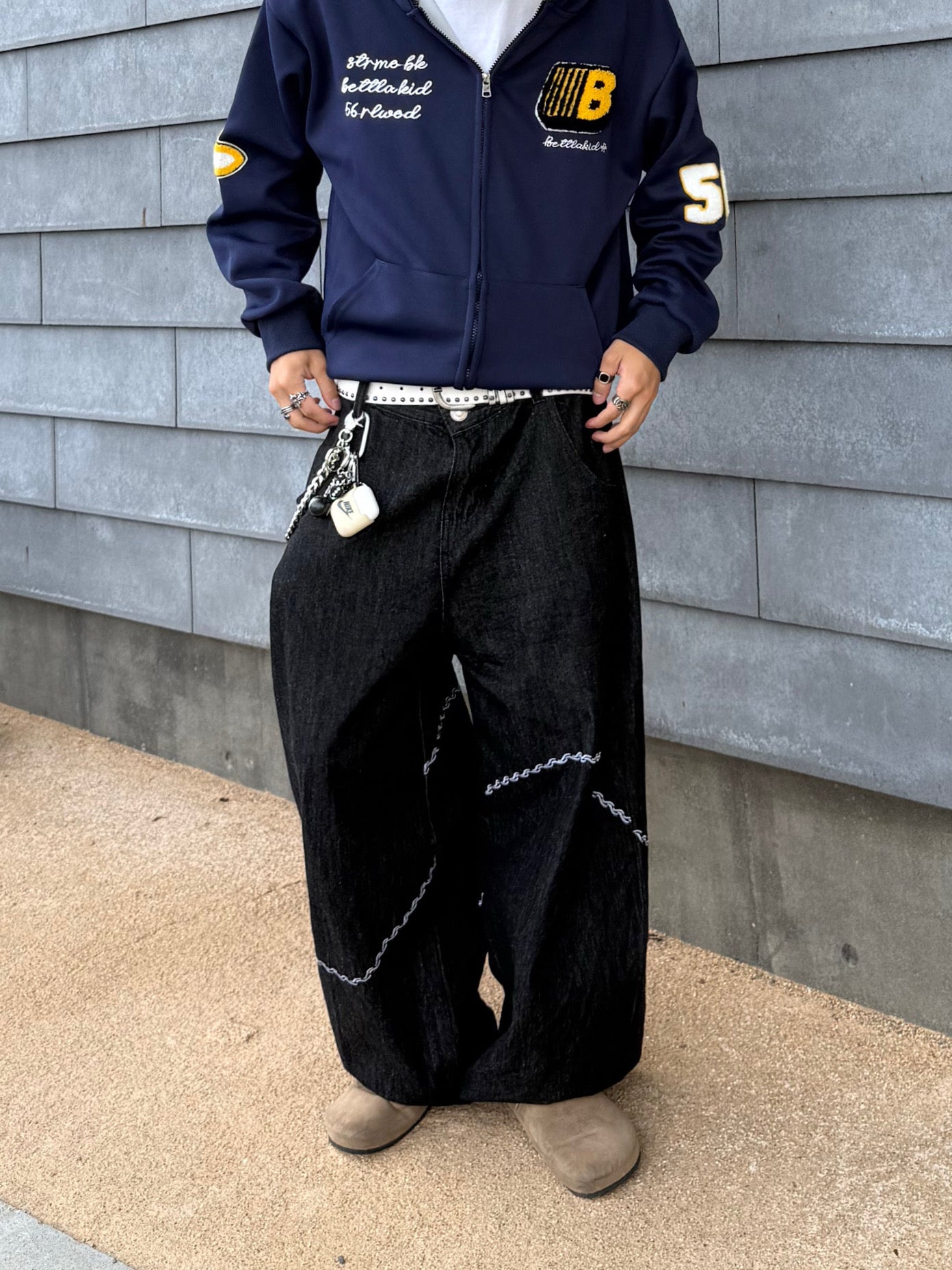 カーブデザインパンツ DPB90014