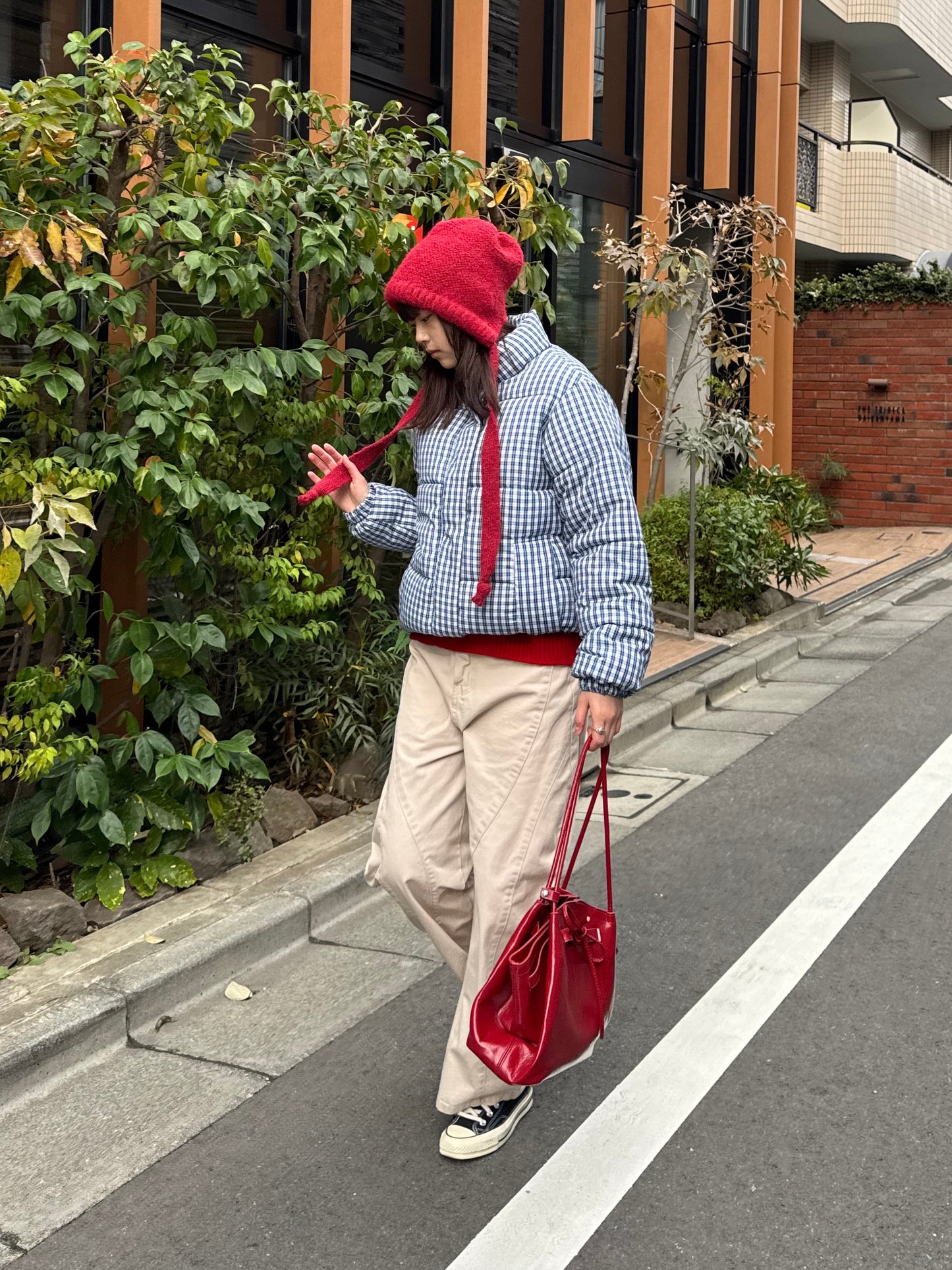 ギンガムチェックダウンジャケット DPB91052