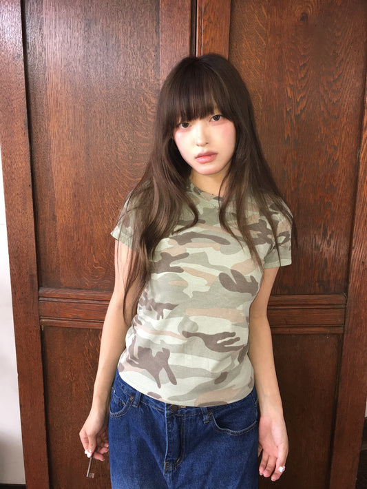 カモフラフィットTシャツ DPC09089