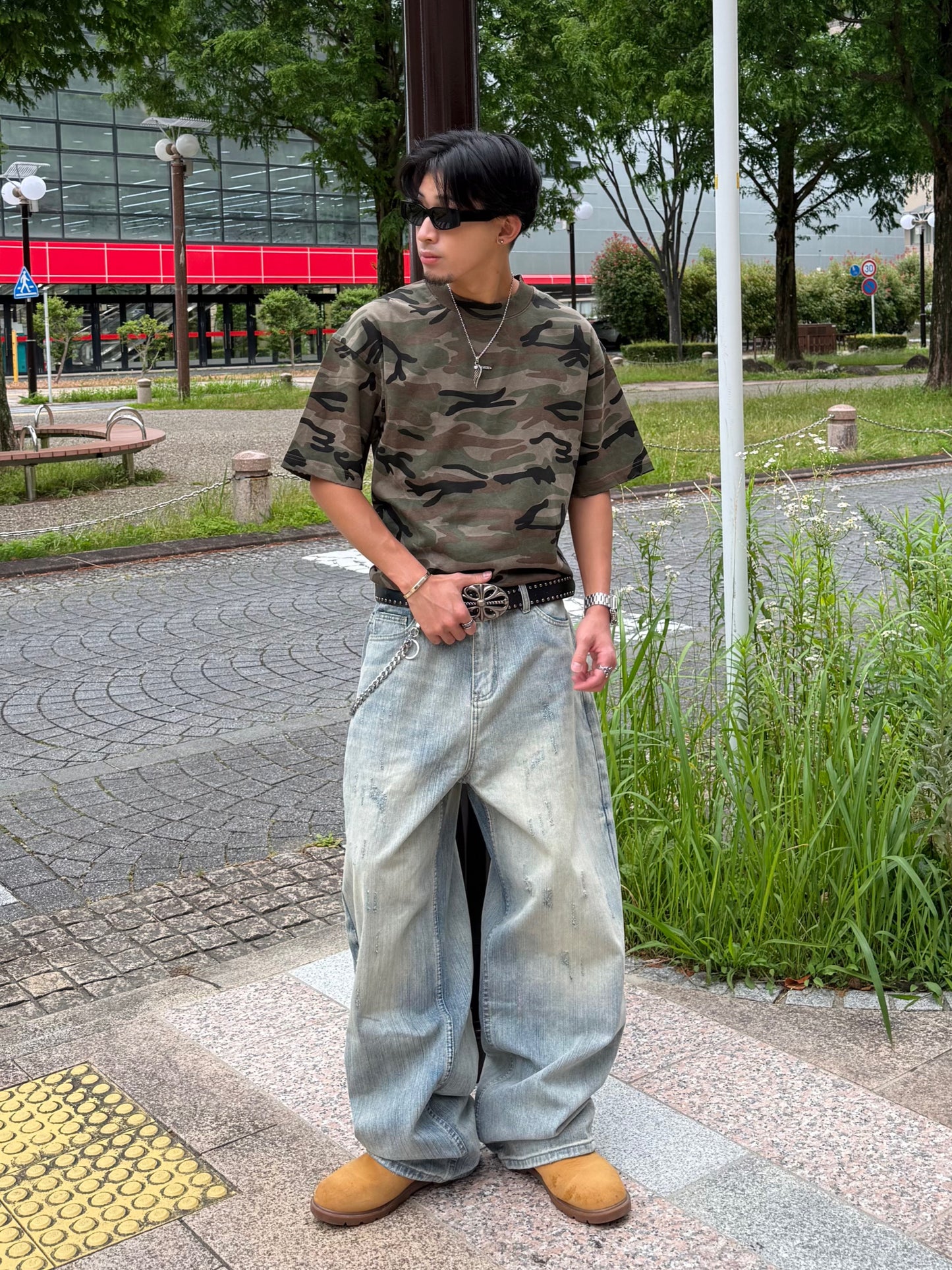 【即納】ウォッシュバルーンデニムパンツ DPB90219S