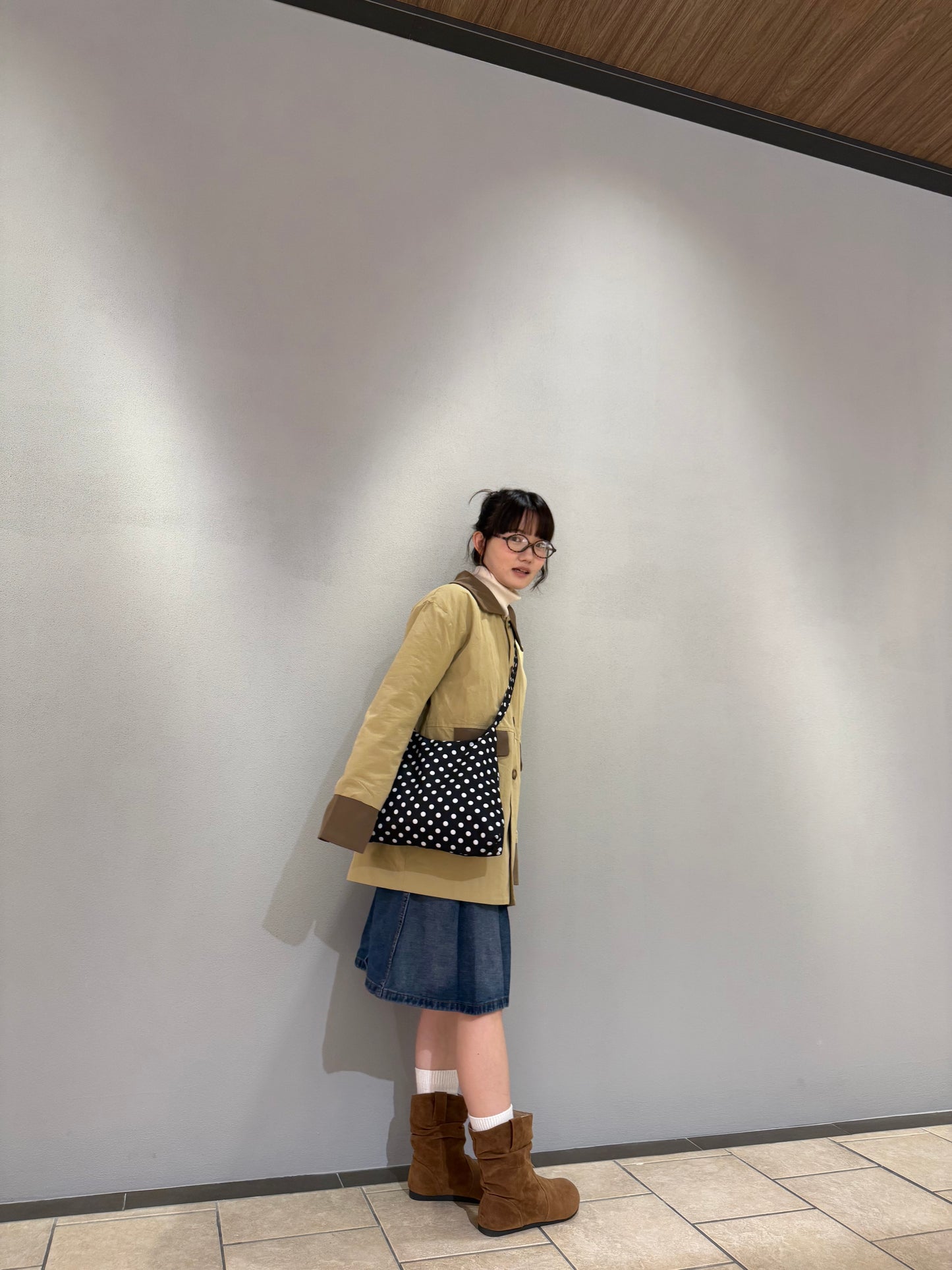 ライトブラウンショートブーツ DPA43691