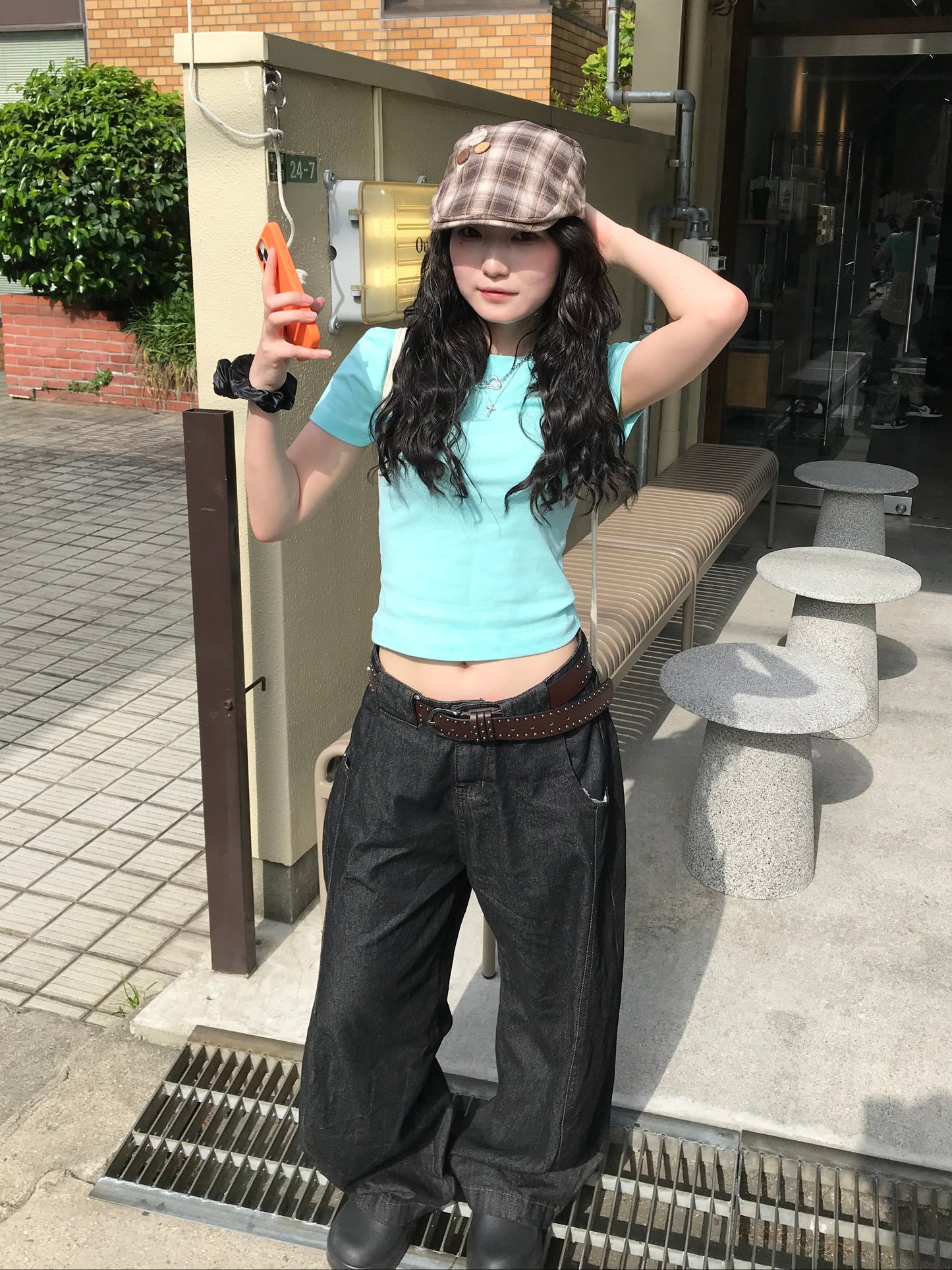 センターラインワイドデニムパンツ DPB85501