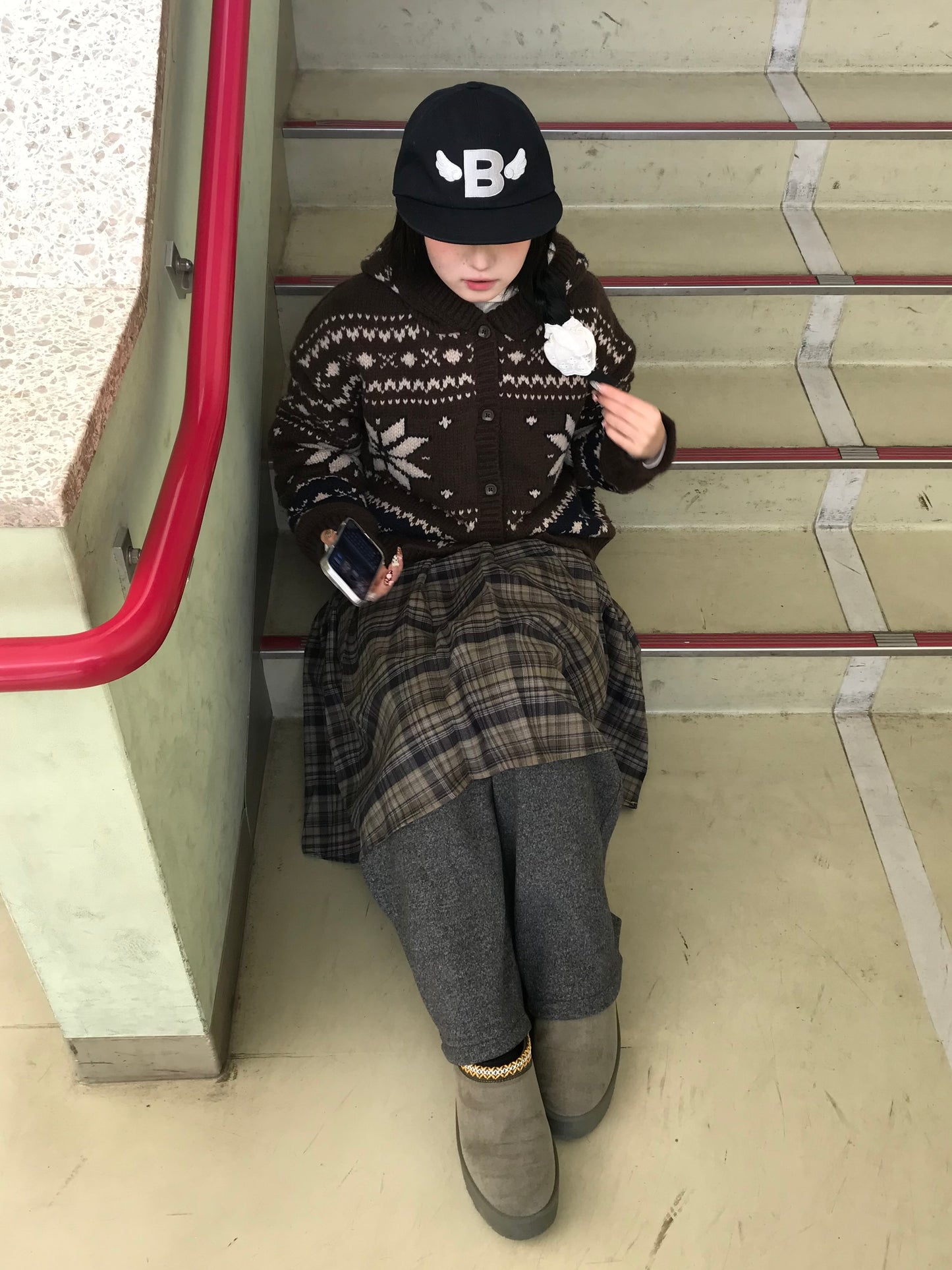 ノルディックニットパーカー DPB85422