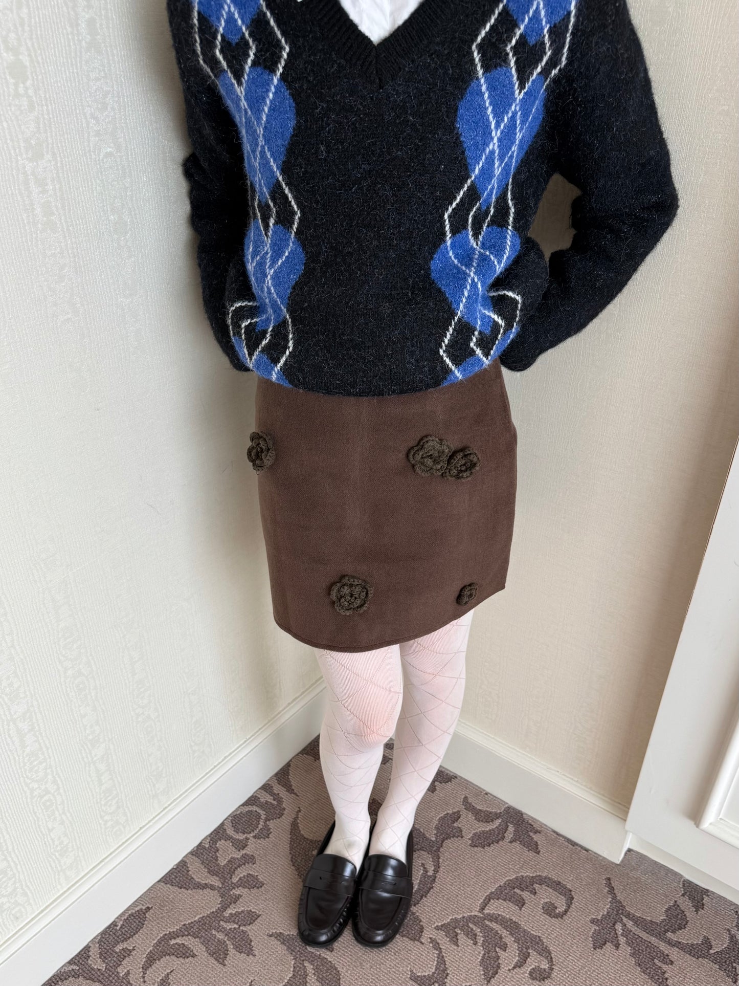 フラワーミニスカート DPA43720