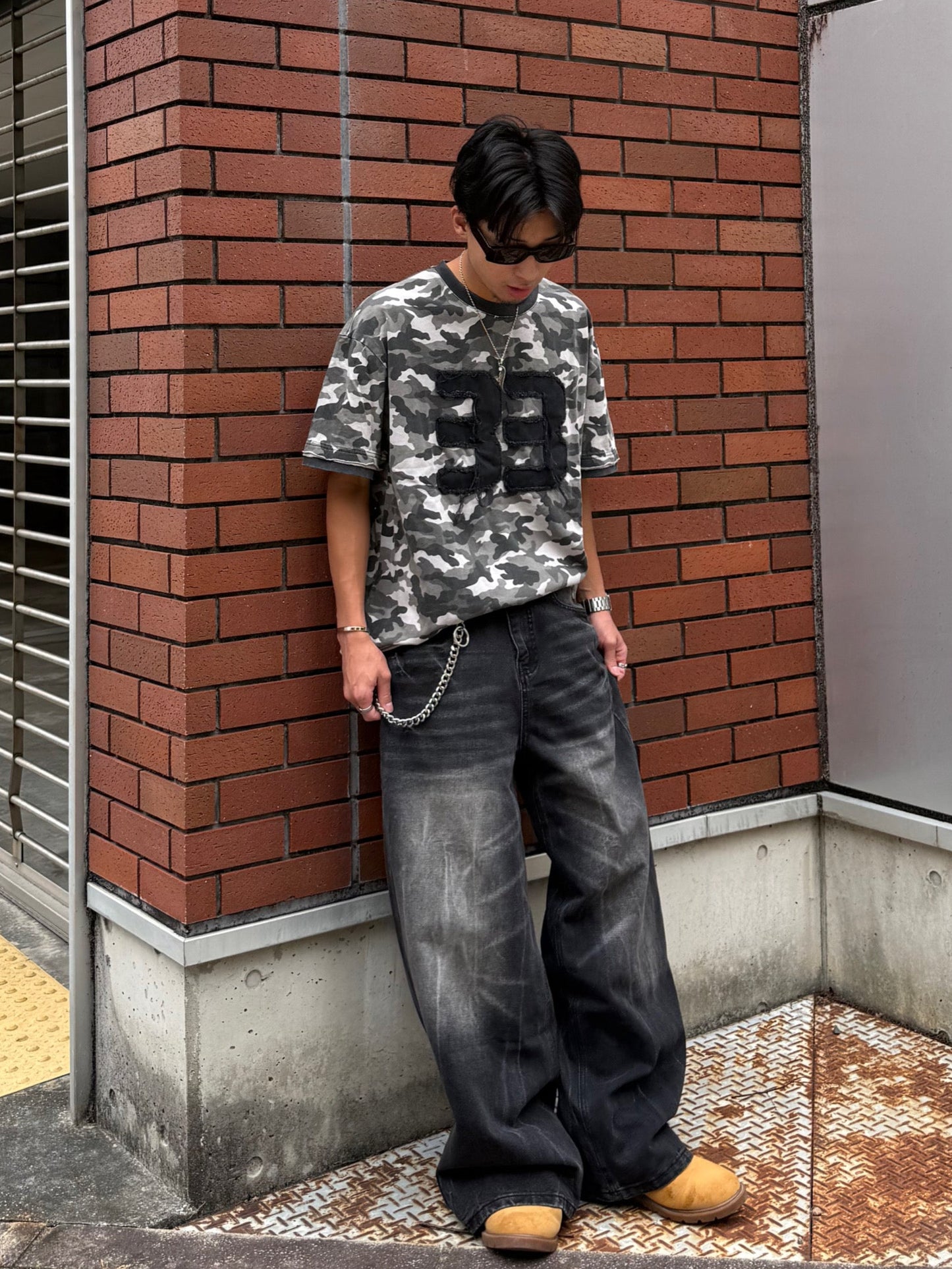ウォッシュオーバーサイズデニムパンツ DPB90220