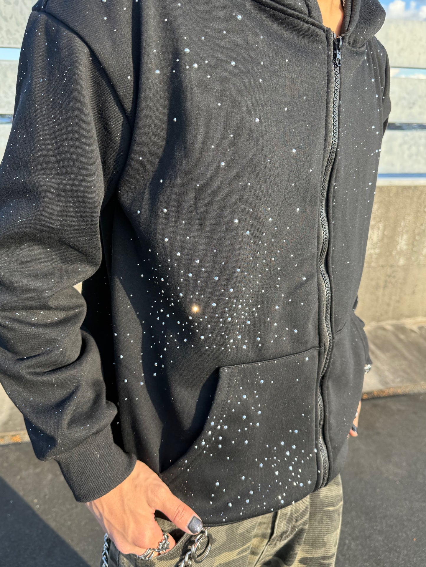 ラメジップパーカー DPB90089