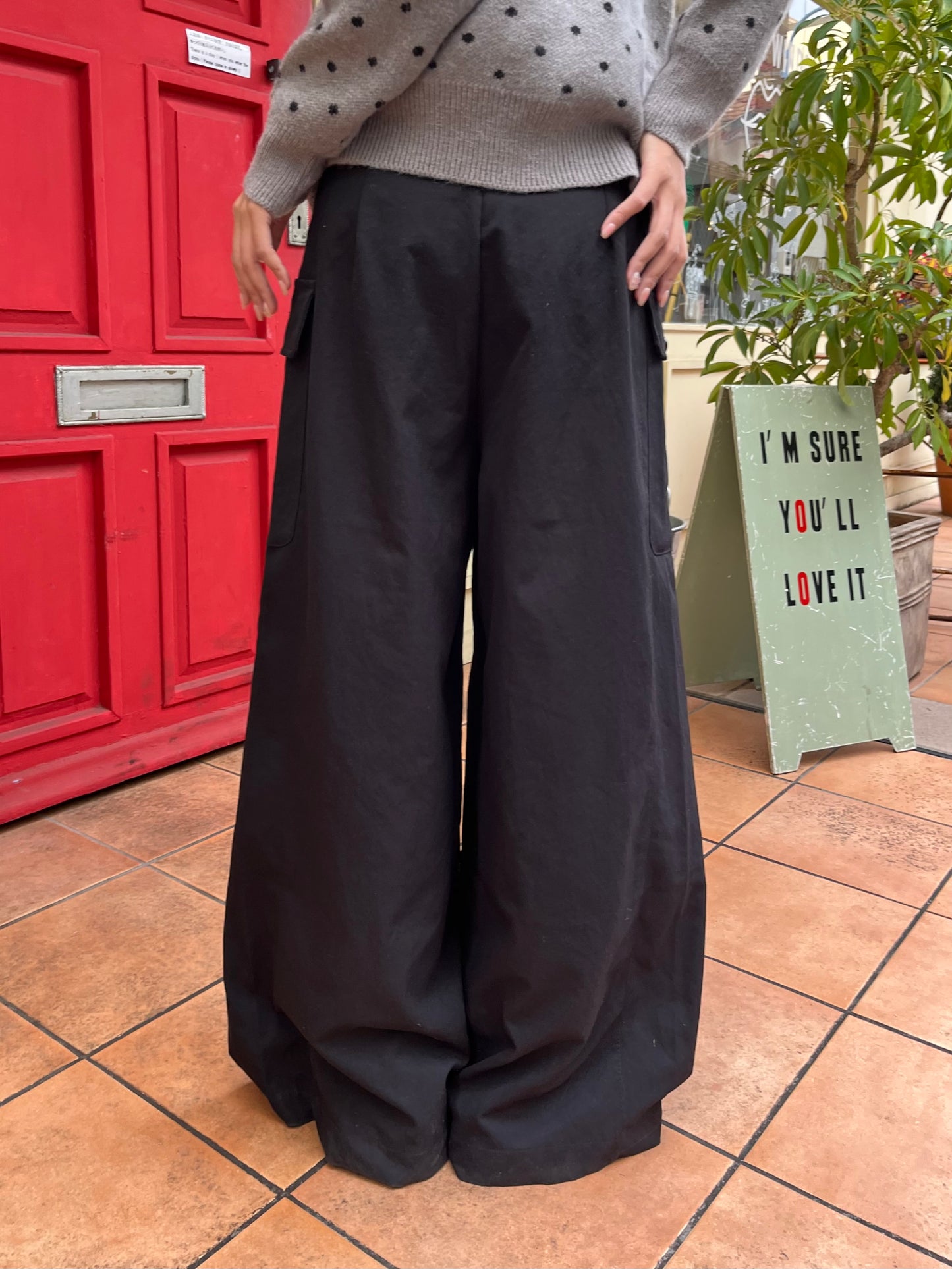 ワイドスラックスパンツ DPB94028