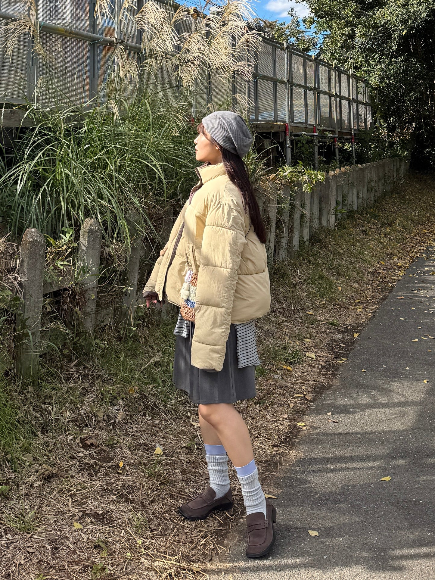 ミディアム丈プリーツスカート DPB78215