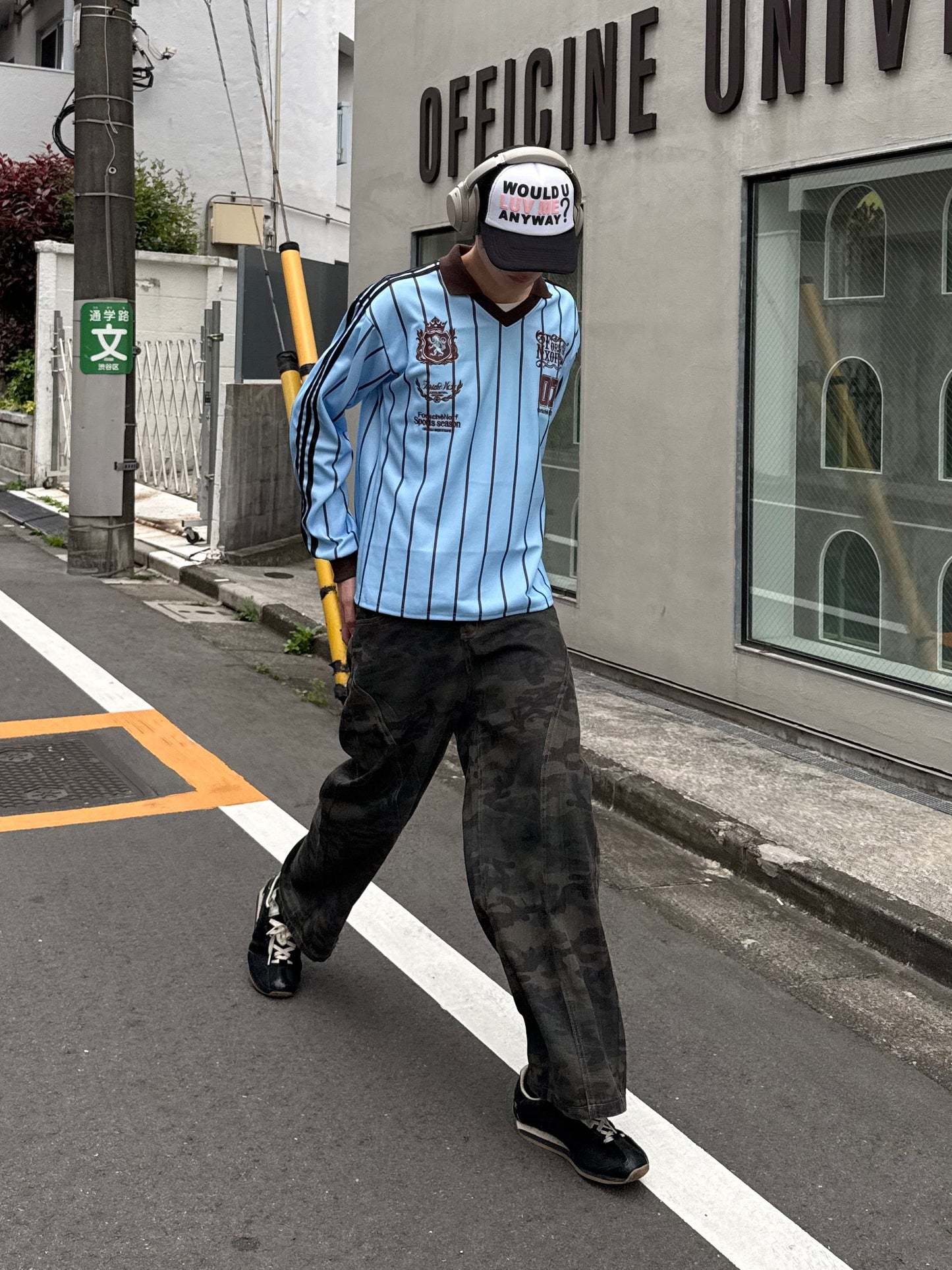 カモフラワイドデニムパンツ DPC05031