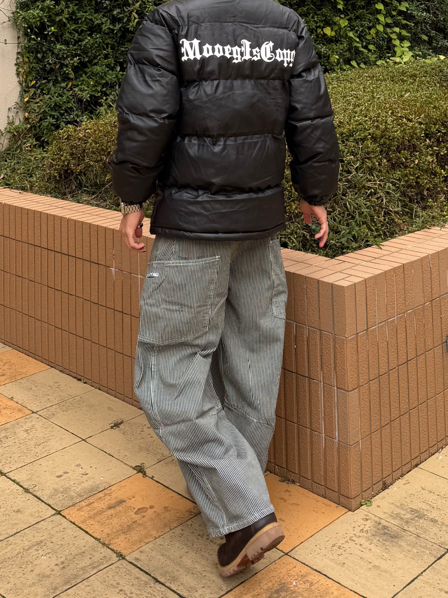 ストライプワイドデニムパンツ DPB90083