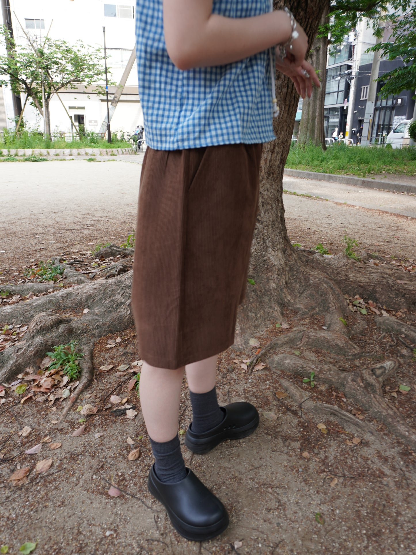 コーデュロイハーフパンツ DPB85158