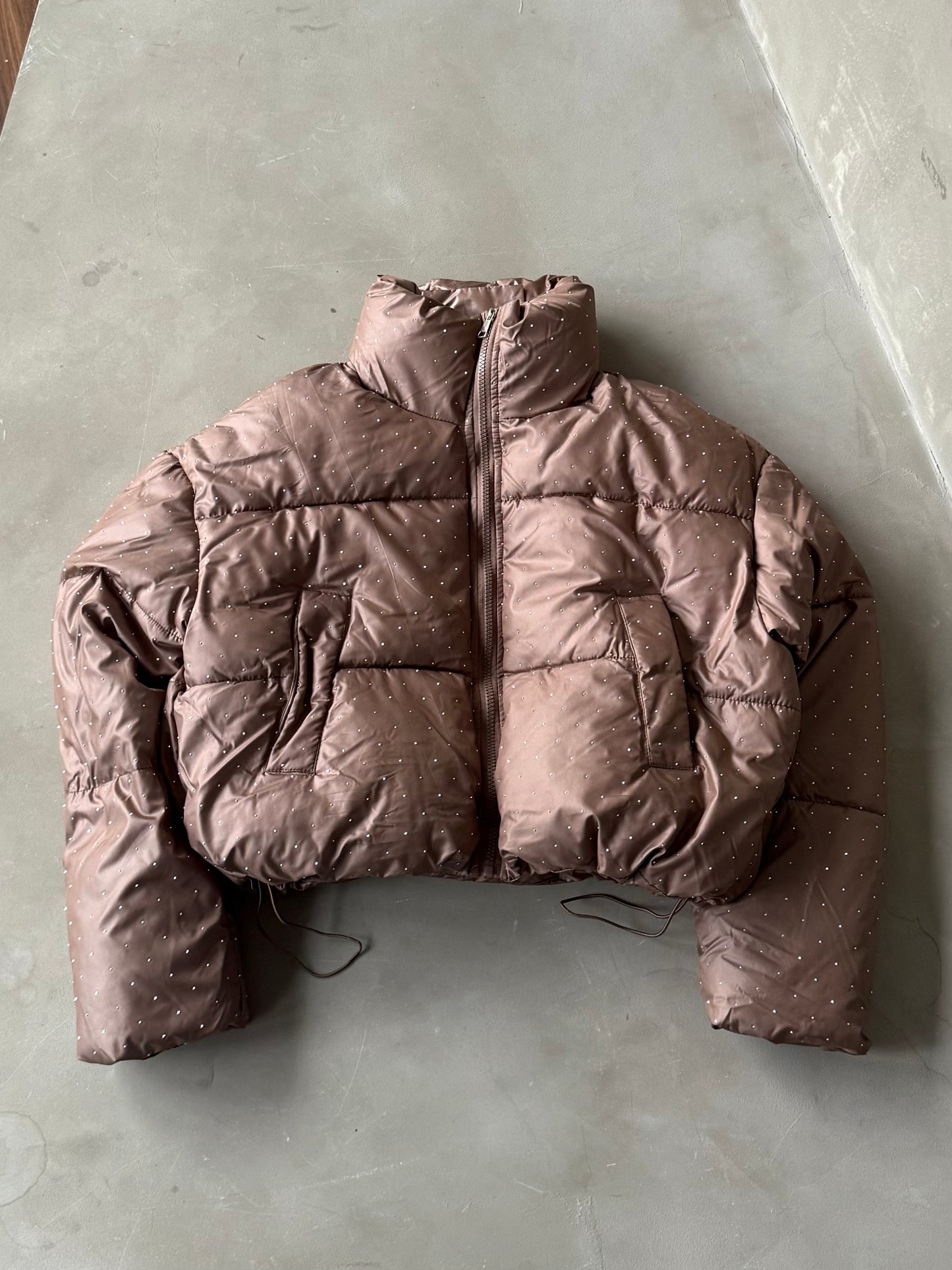 ラメショートダウンジャケット DPB86154