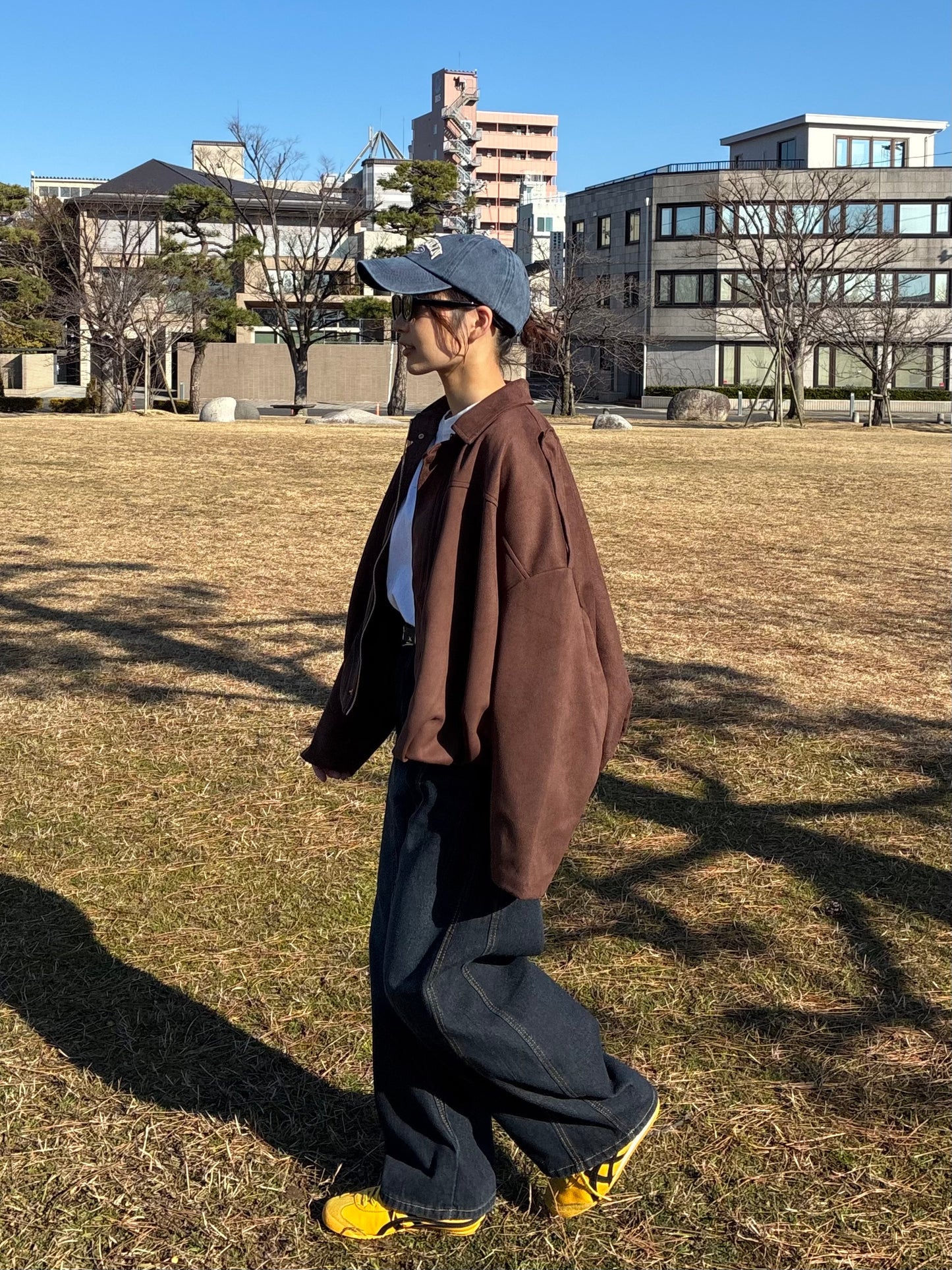 ブラウンスエードジャケット DPA61453