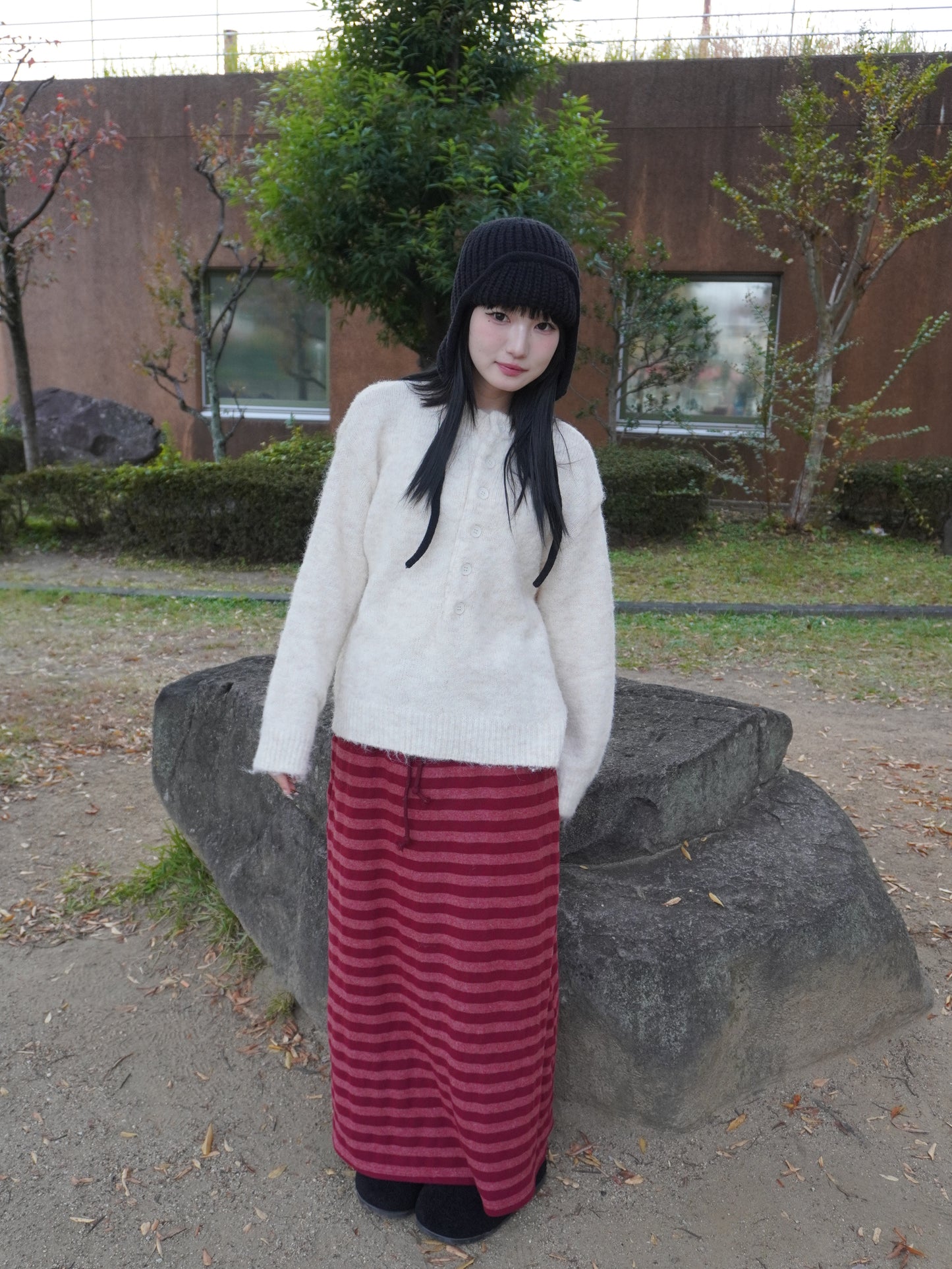 ヘンリーネックニット DPB85394