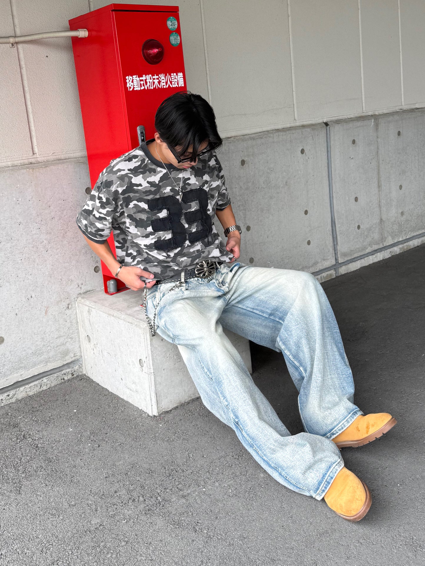 カモフラヴィンテージオーバーTシャツ DPB90230