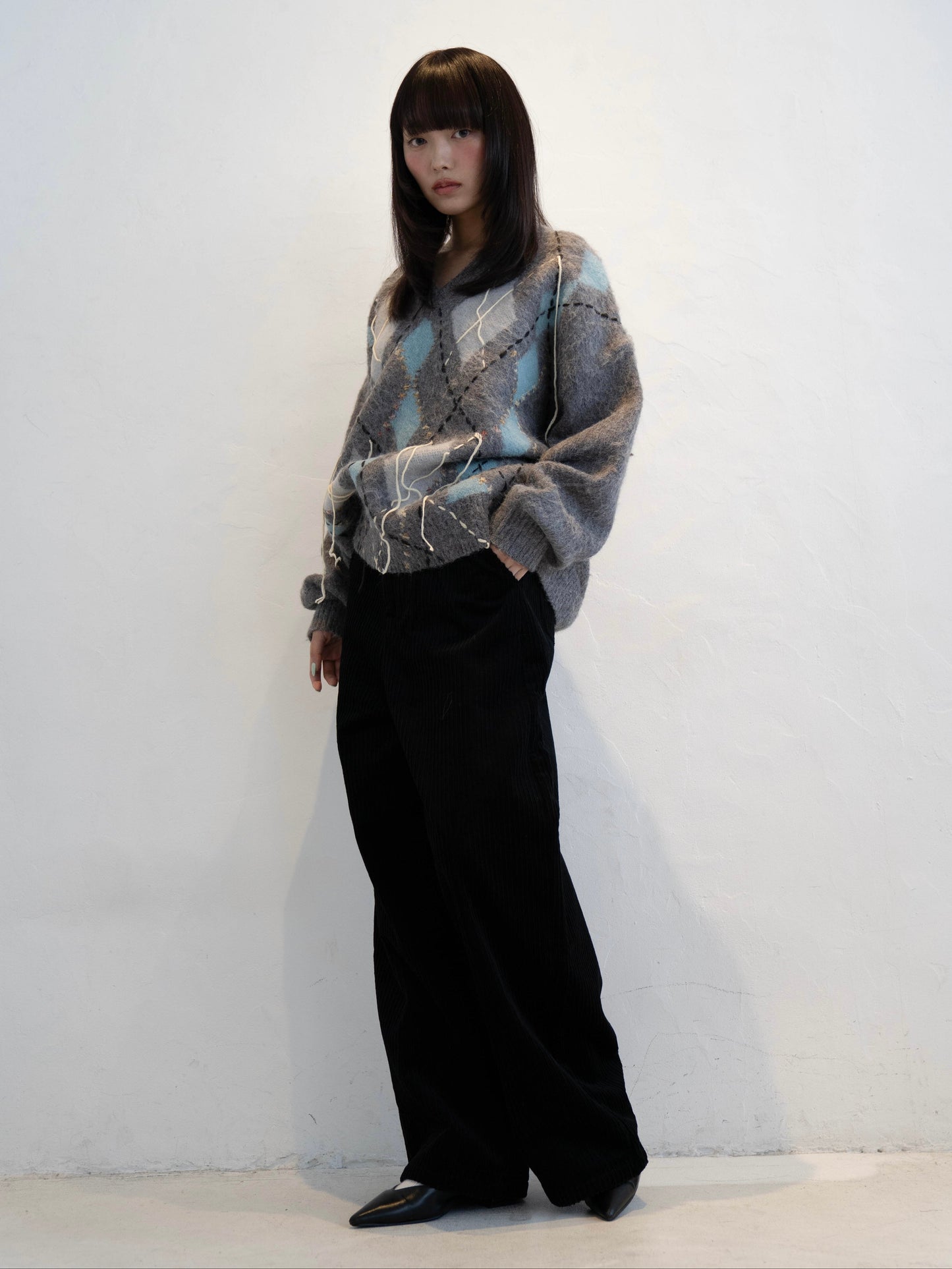 コーデュロイワイドパンツ DPC02008