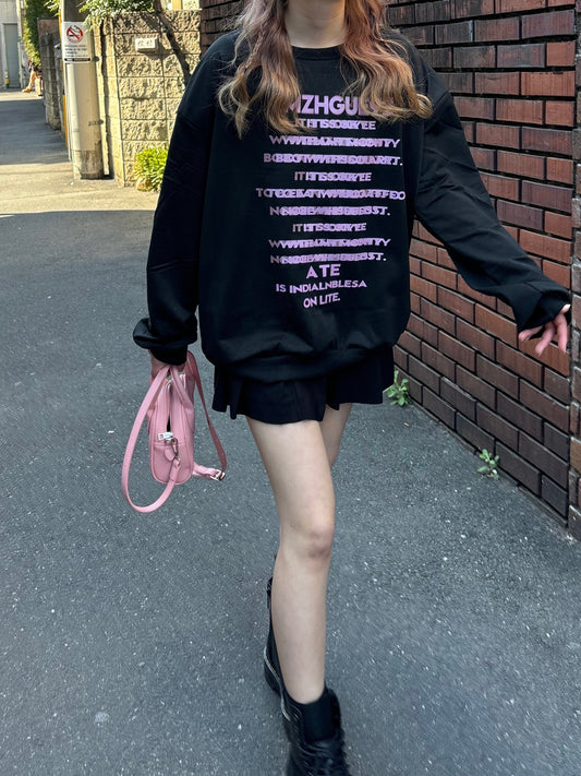 レタリングスウェット DPB68041