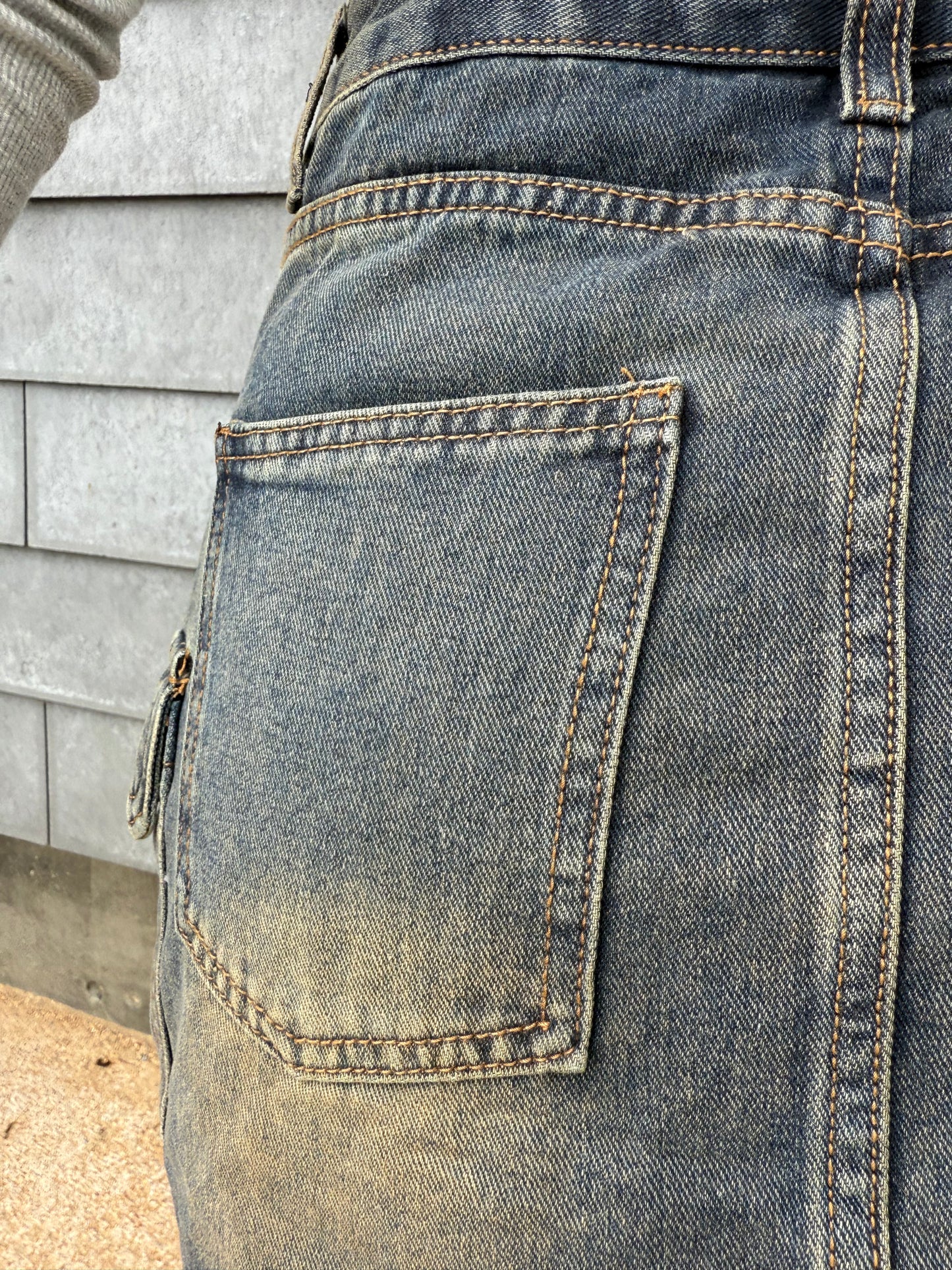 デニムミニサロペット DPB73502