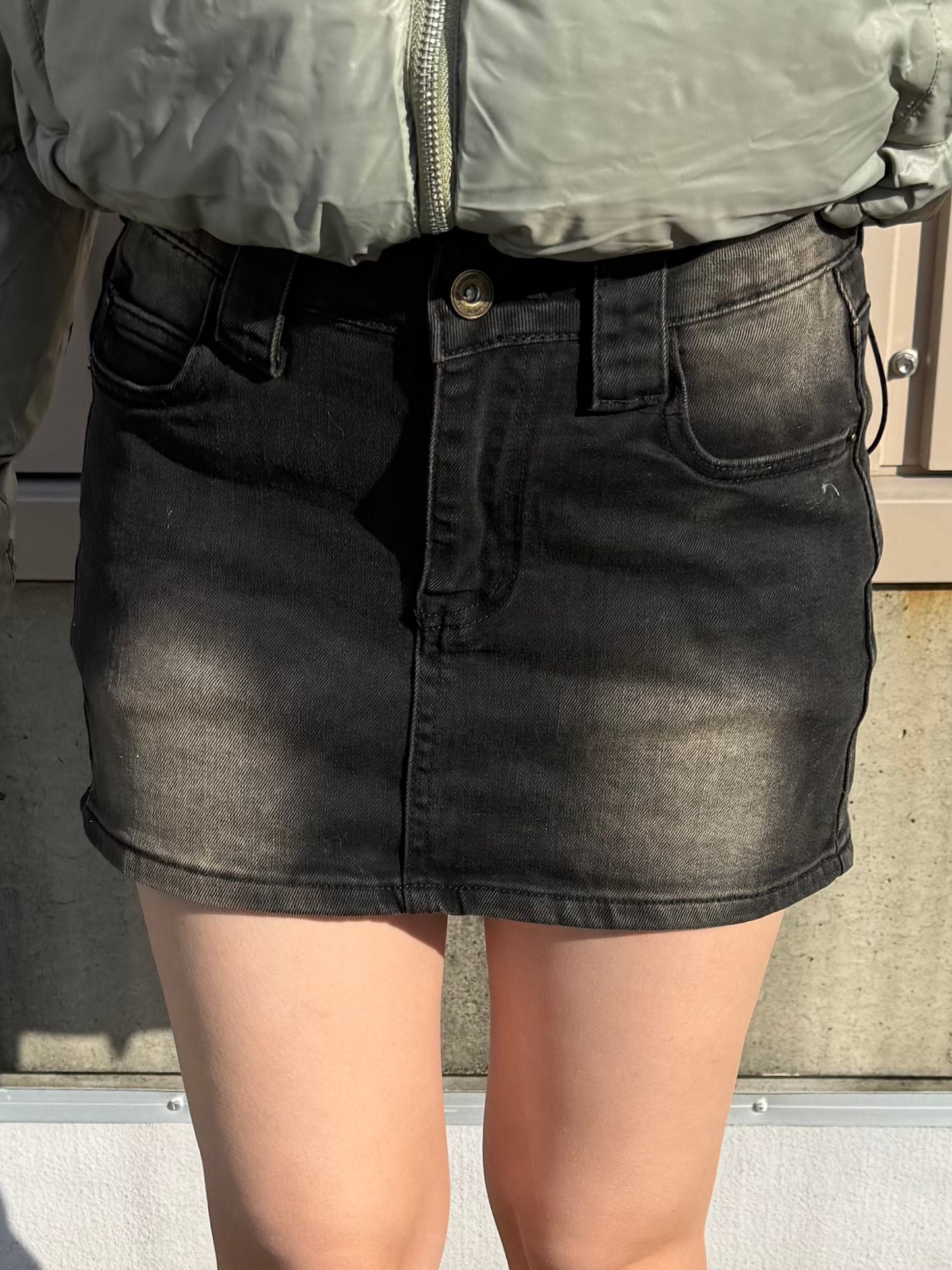 ウォッシュデニムミニスカート DPB73534