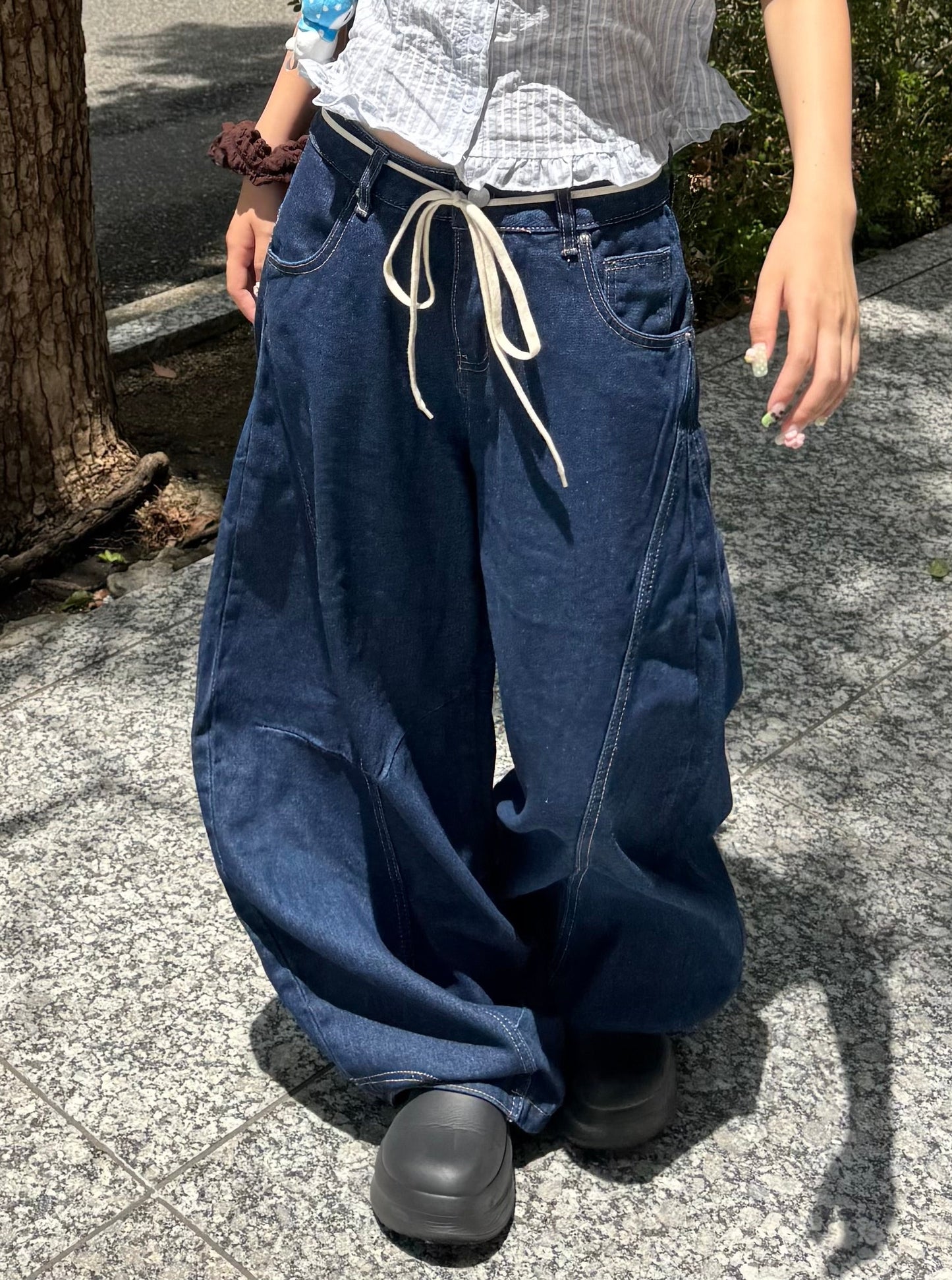 ヒップロゴデニムパンツ DPB85264